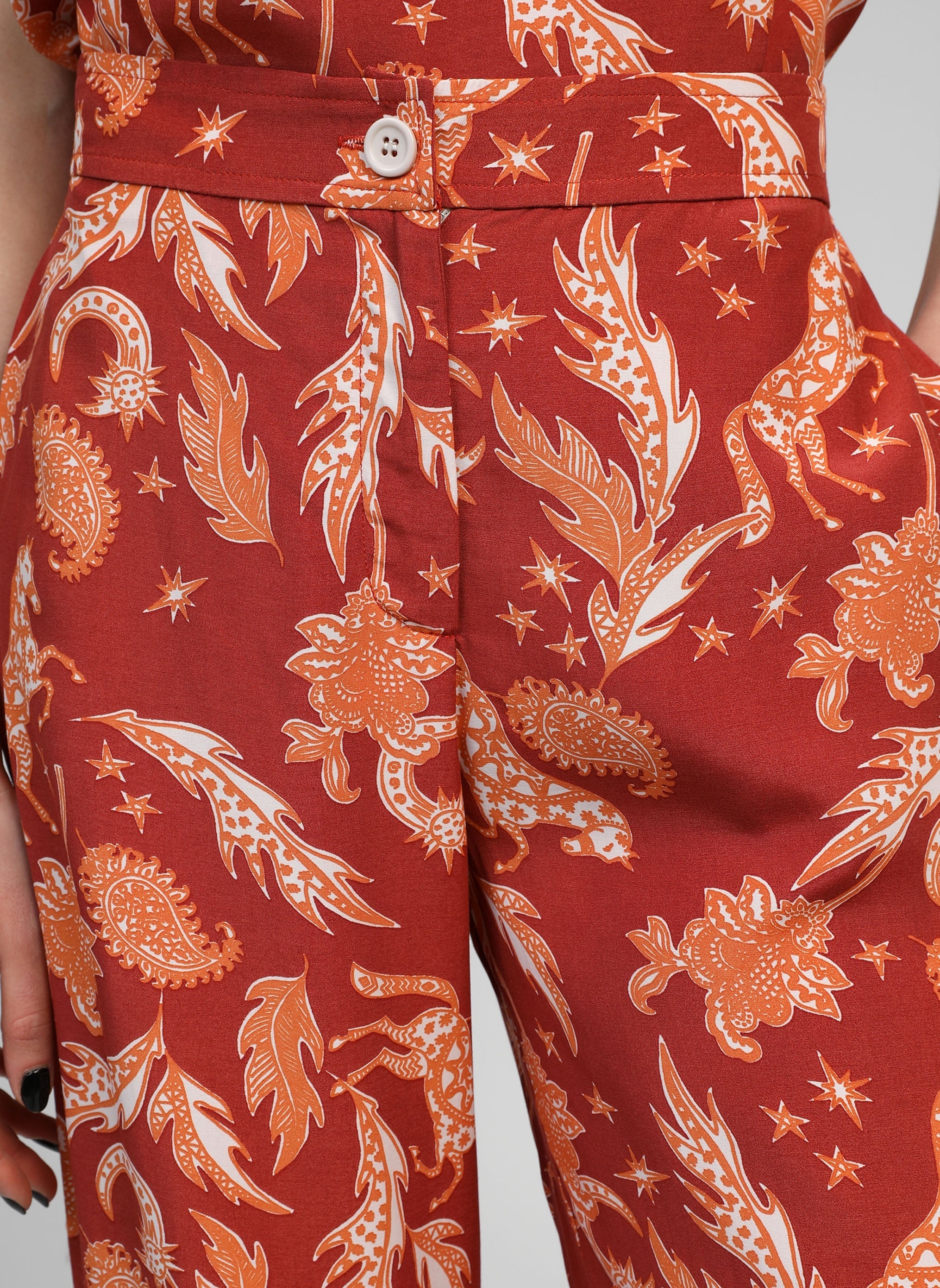 Pantalón polar terracota PERCY