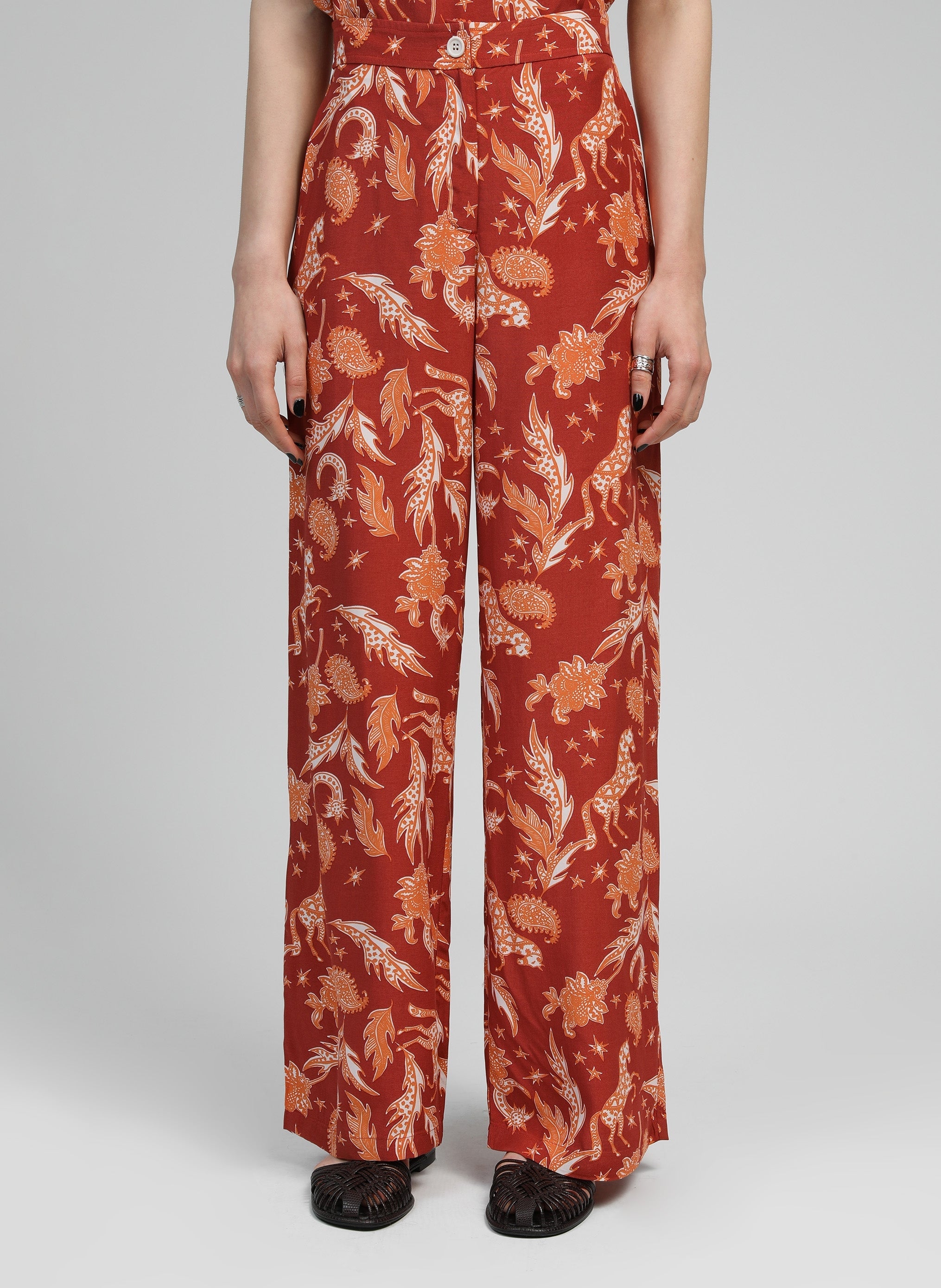 Pantalón polar terracota PERCY