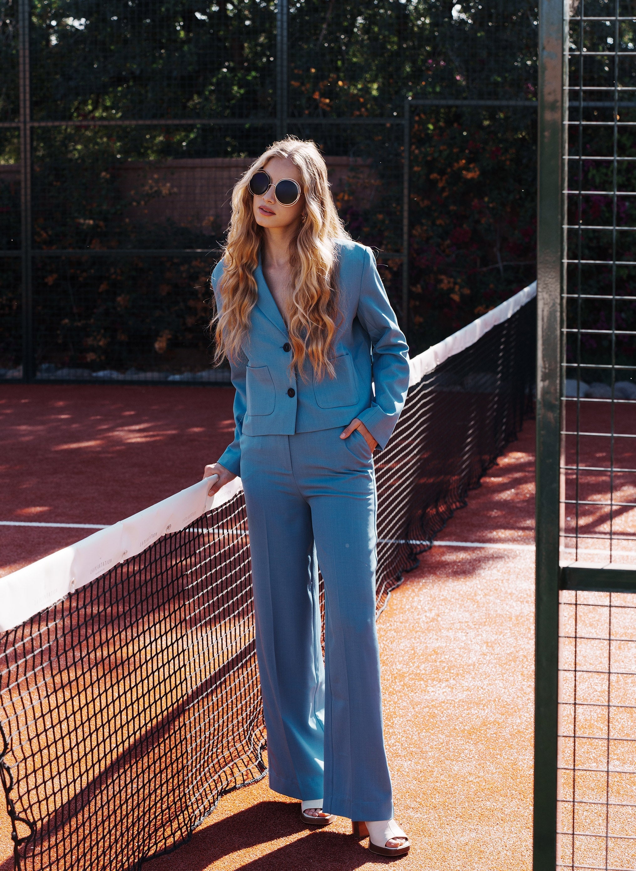 PANTALON PERLINO ciel