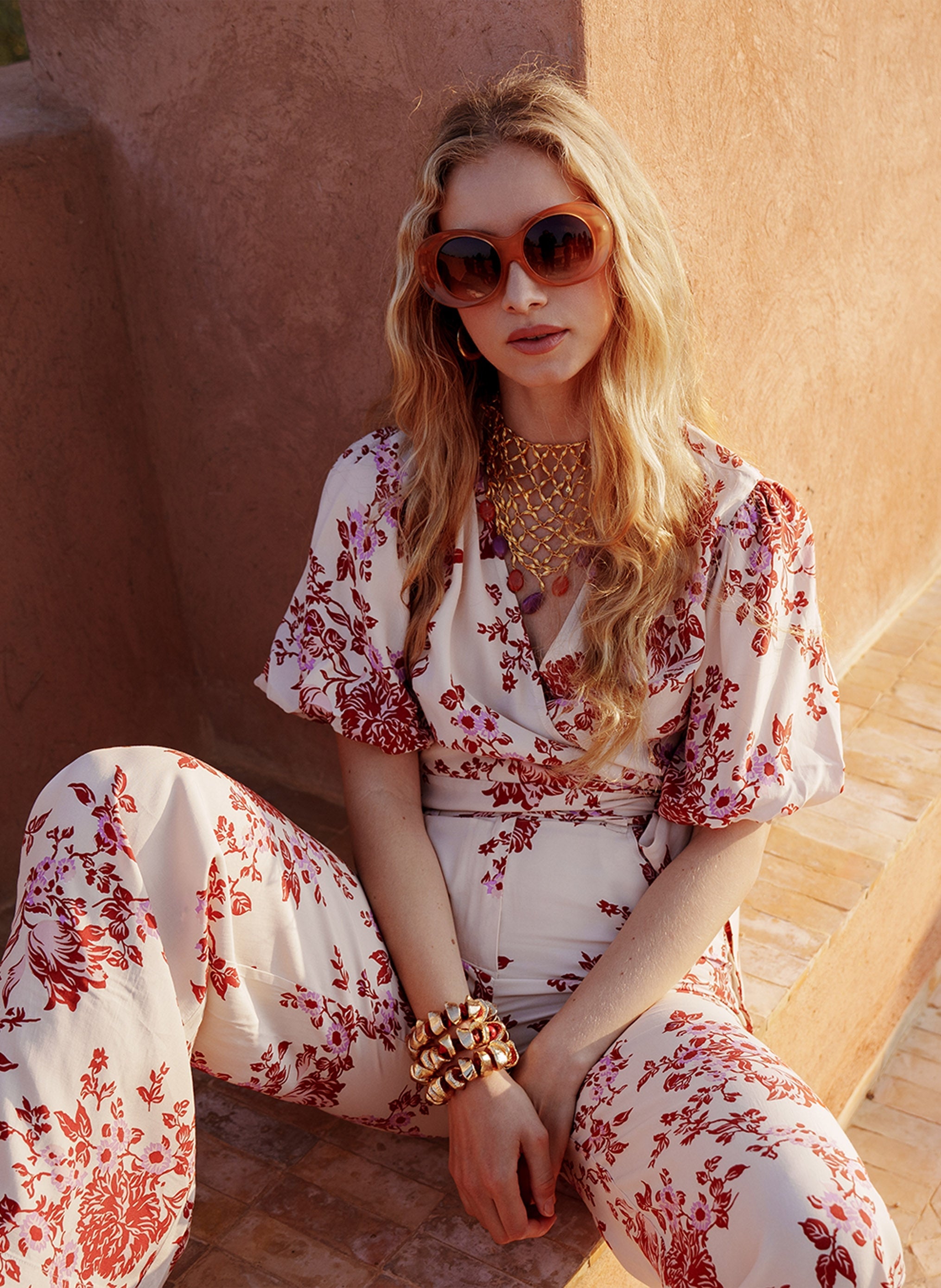 PANTALON PHOEBEE fallout blush
