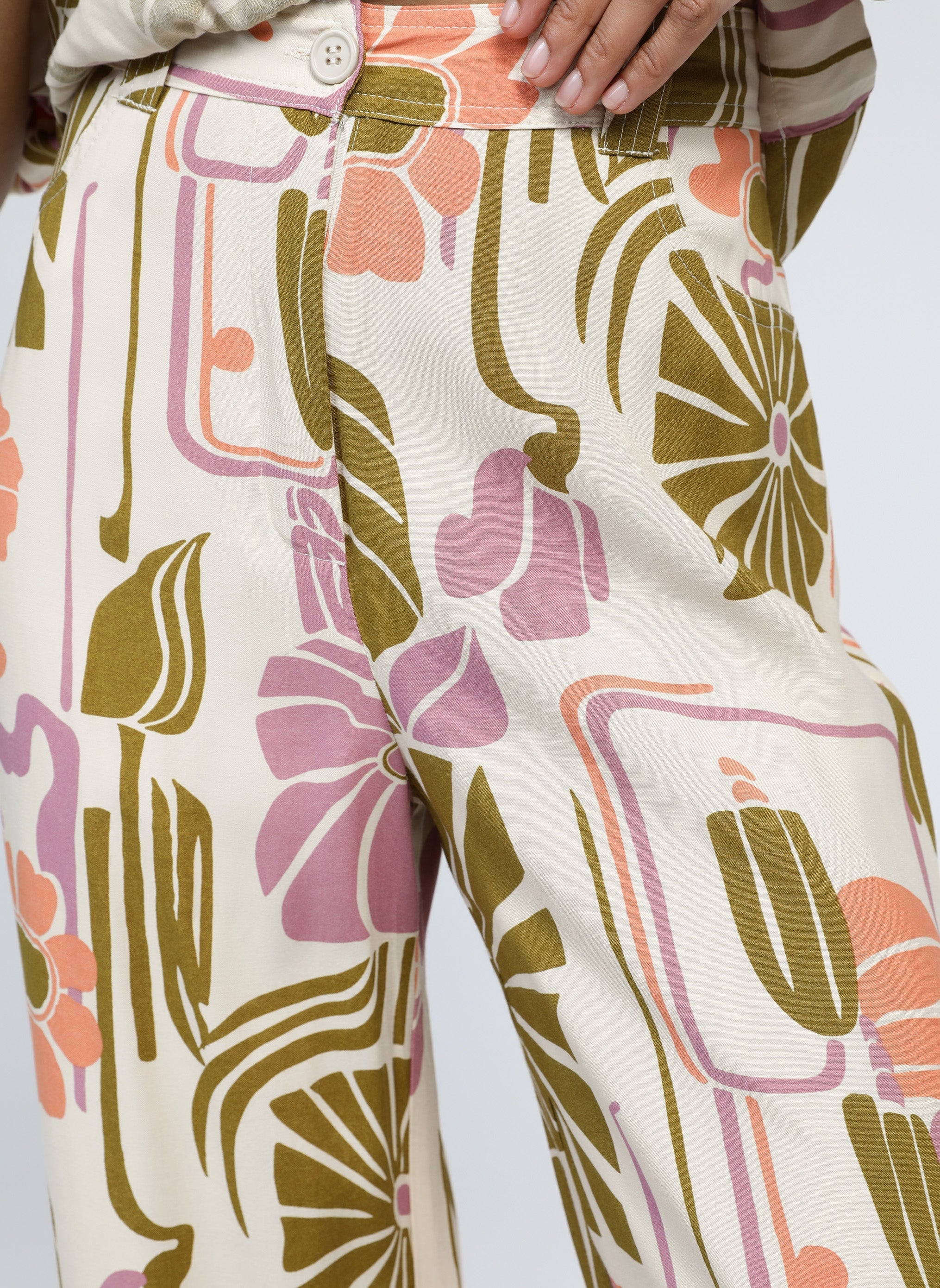 PANTALON PHOEBEE tima ecru