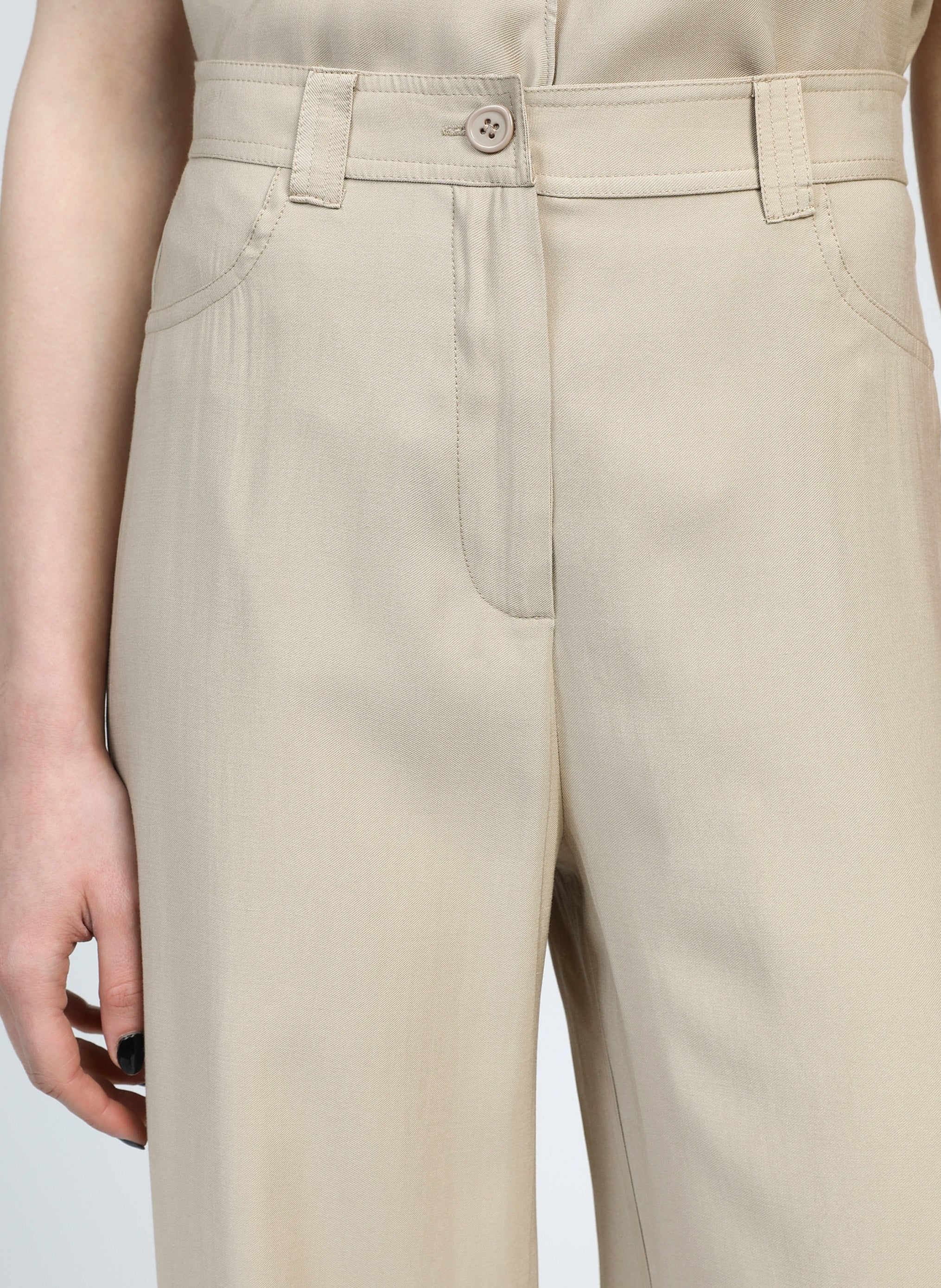 PANTALON PHOEBILA beige
