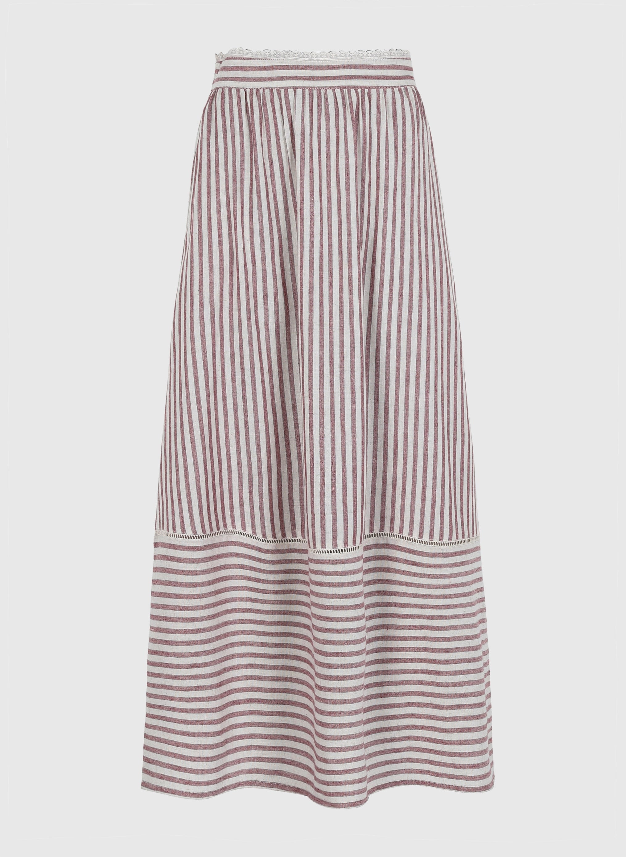 RABIA LONG SKIRT raspberry