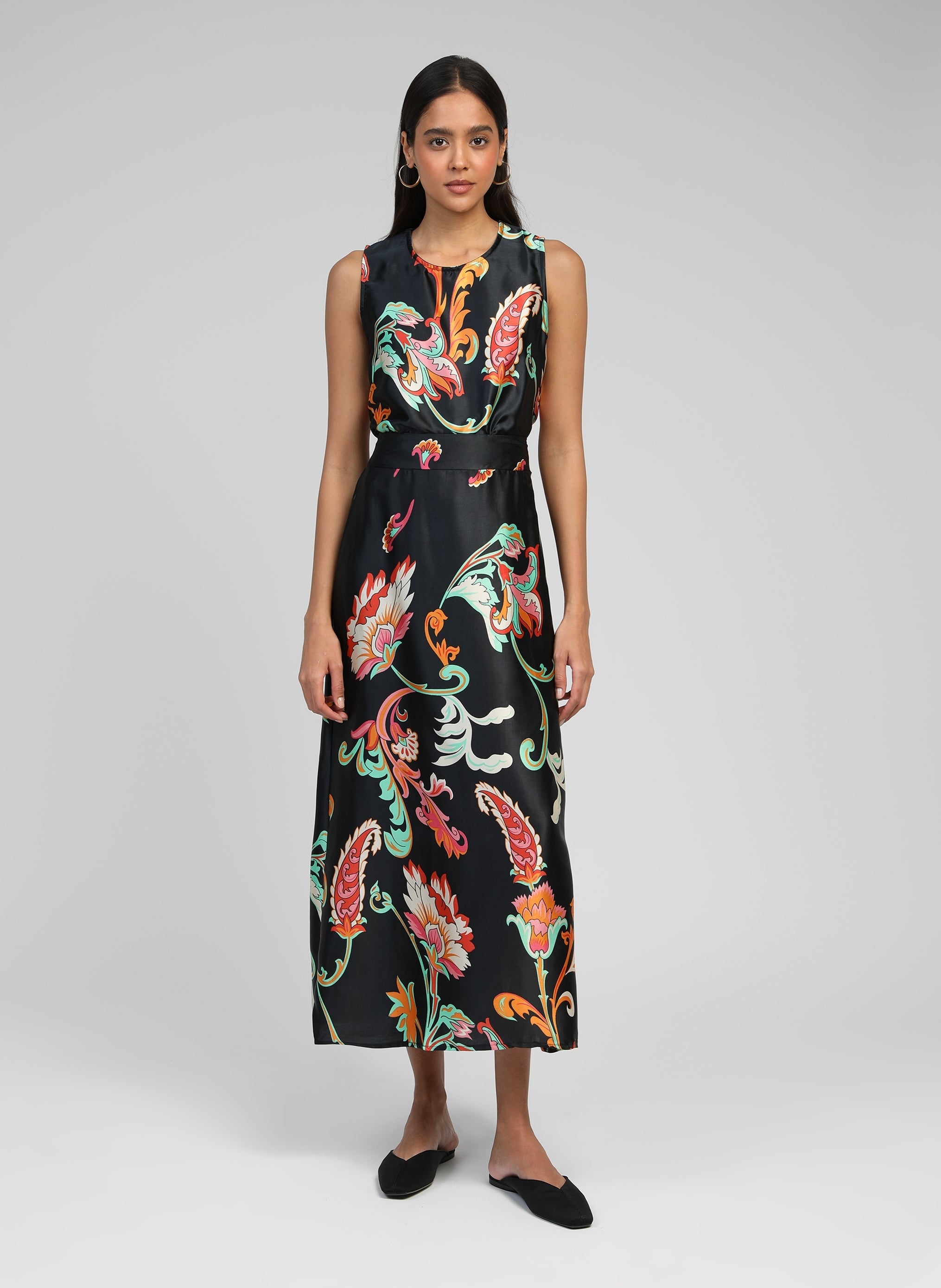 JUPE MIDI ROBILOU indina noir