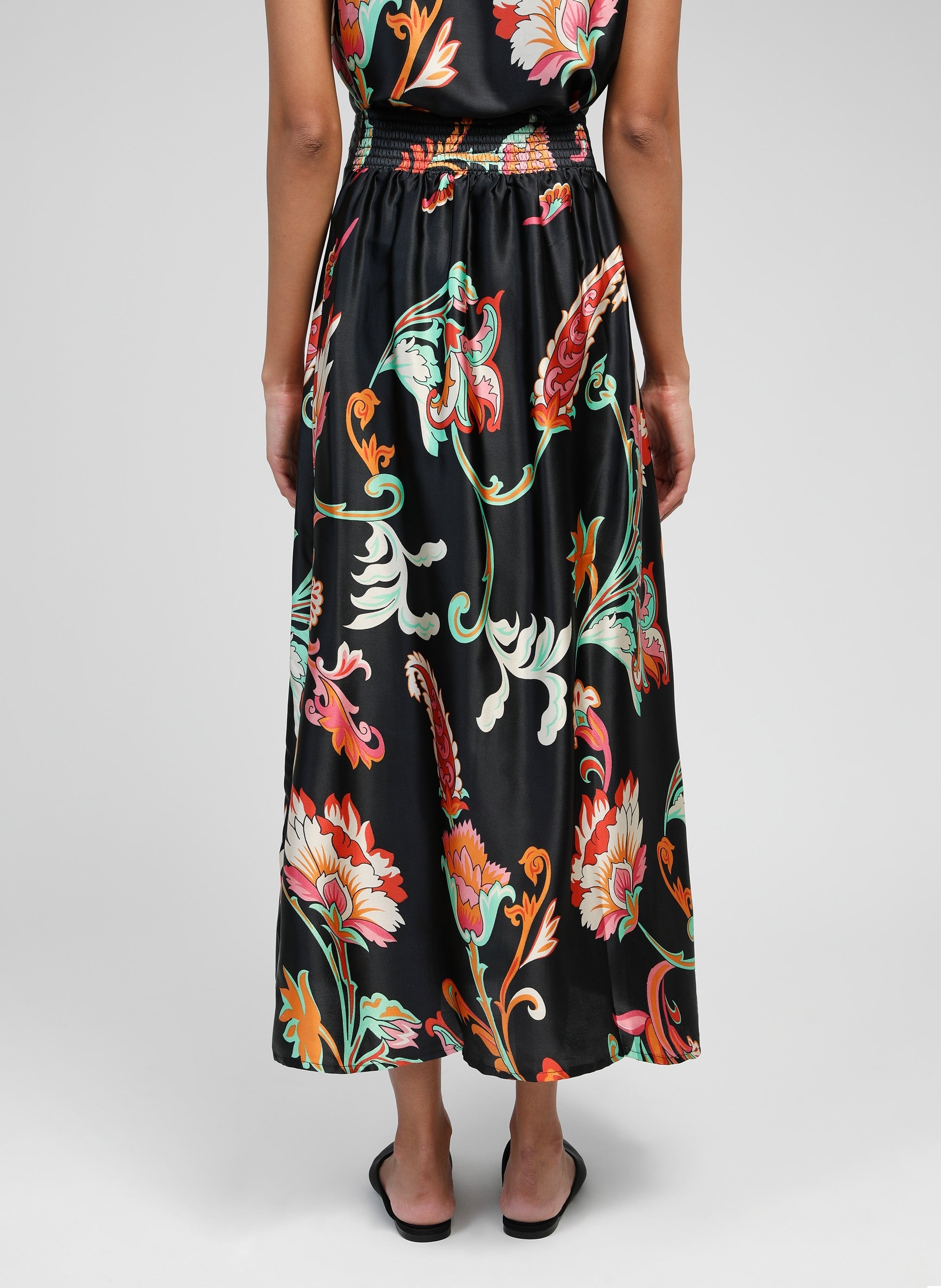 JUPE MIDI ROBILOU indina noir