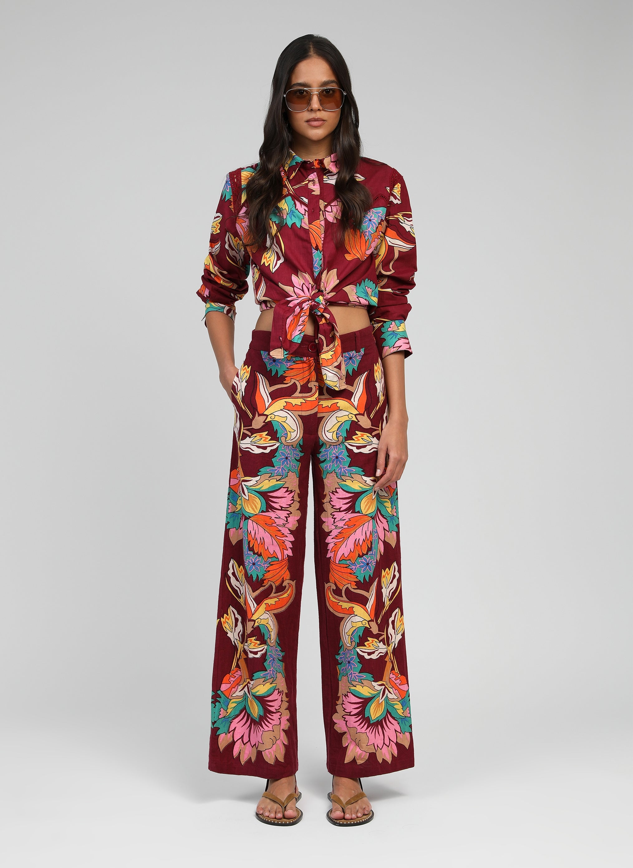 PANTALON ROSSY pachina cerise