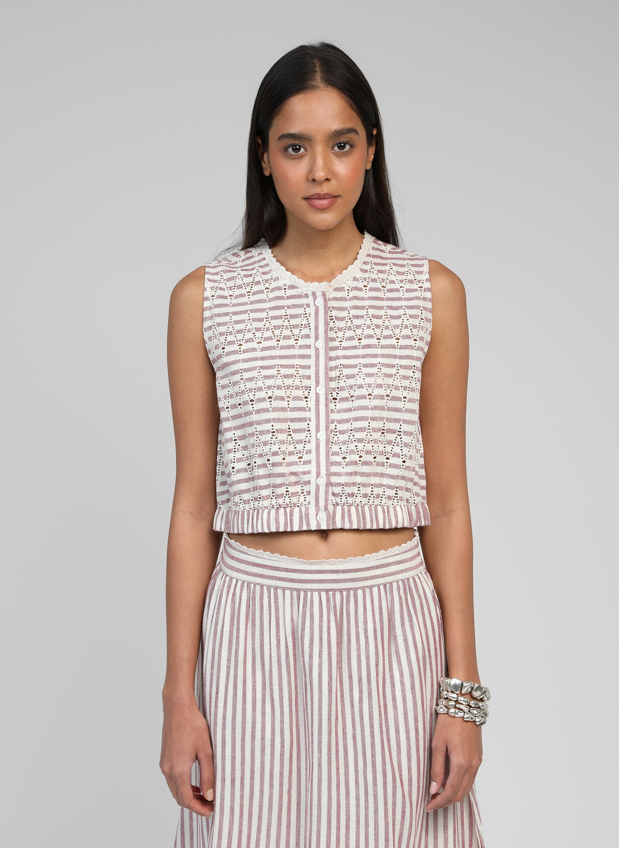 SABIA Raspberry BLOUSE