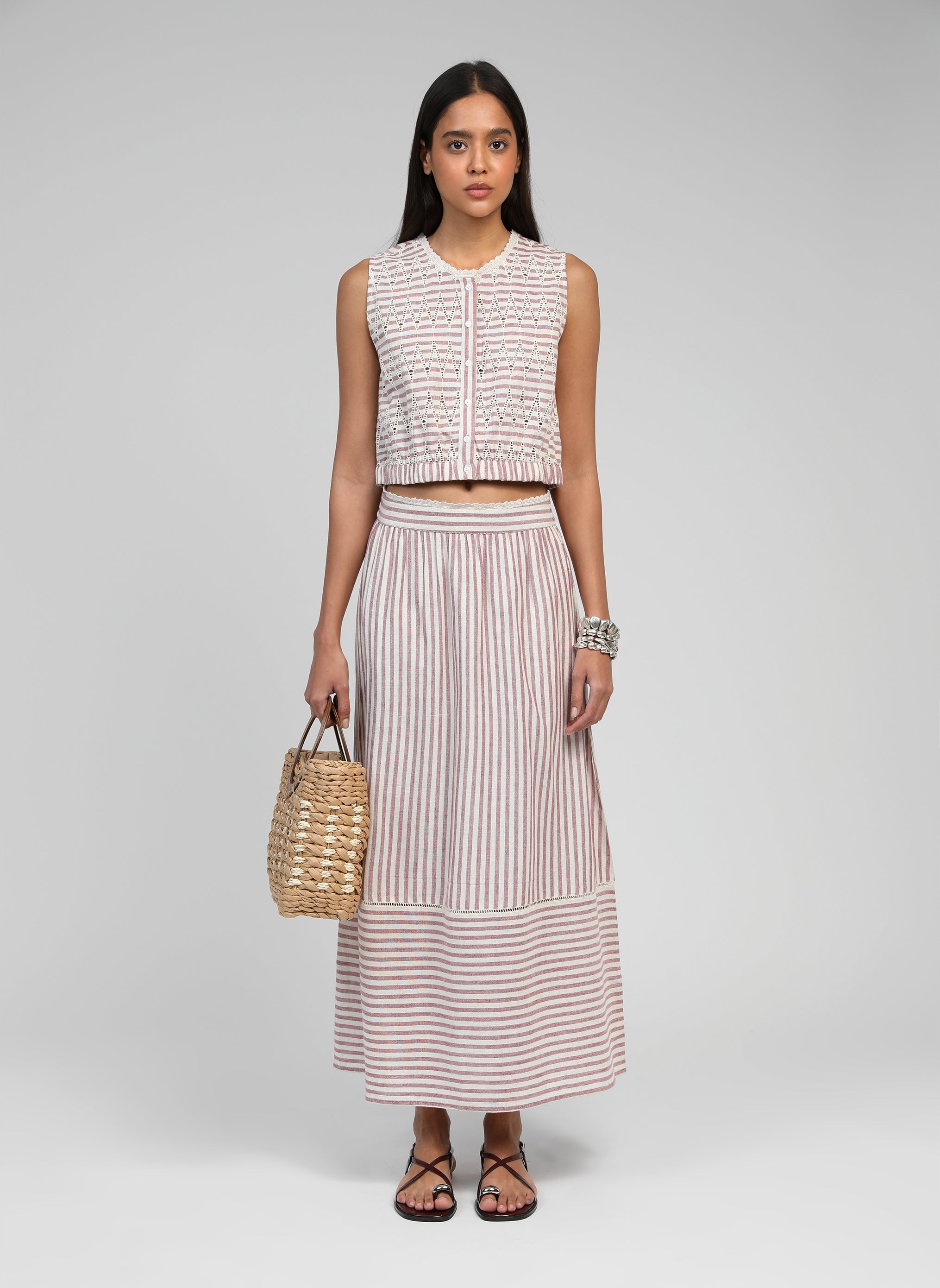 SABIA Raspberry BLOUSE