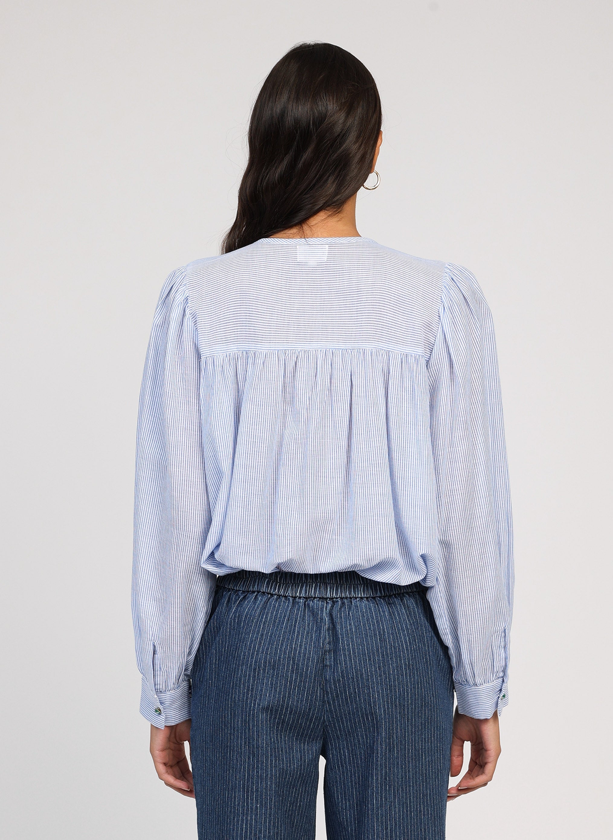 SAJONA BLOUSE azul