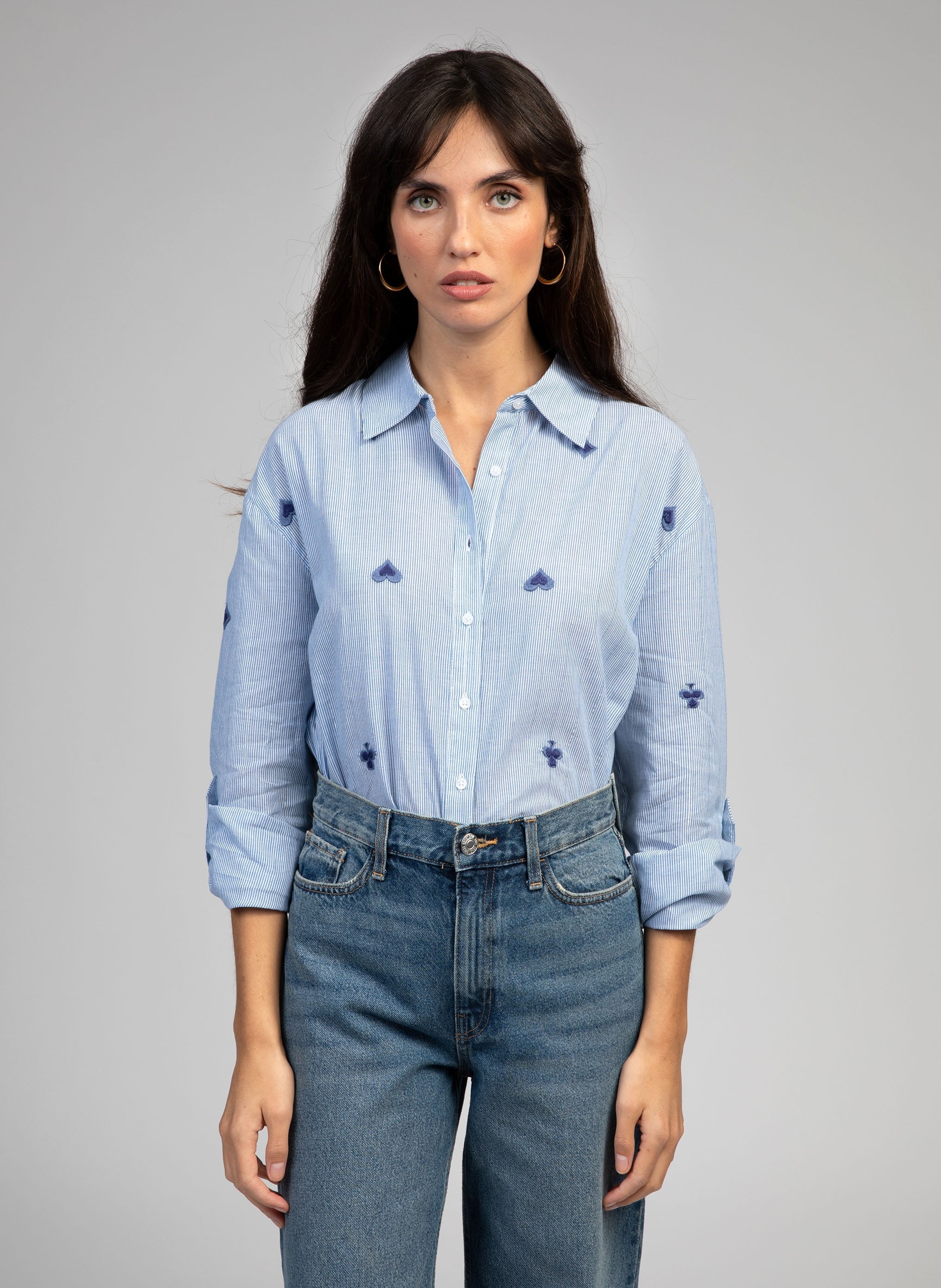 CHEMISE SALIDA bleu