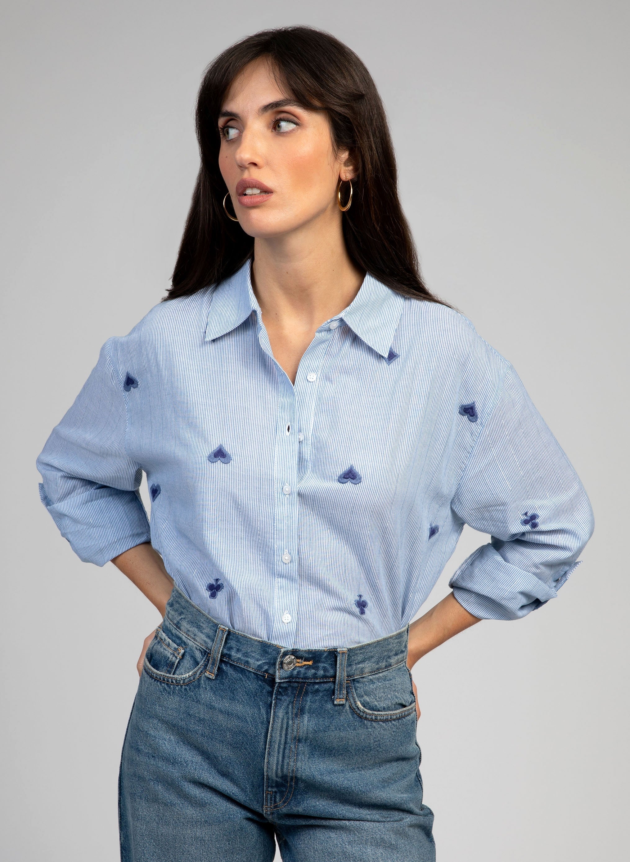 CHEMISE SALIDA bleu