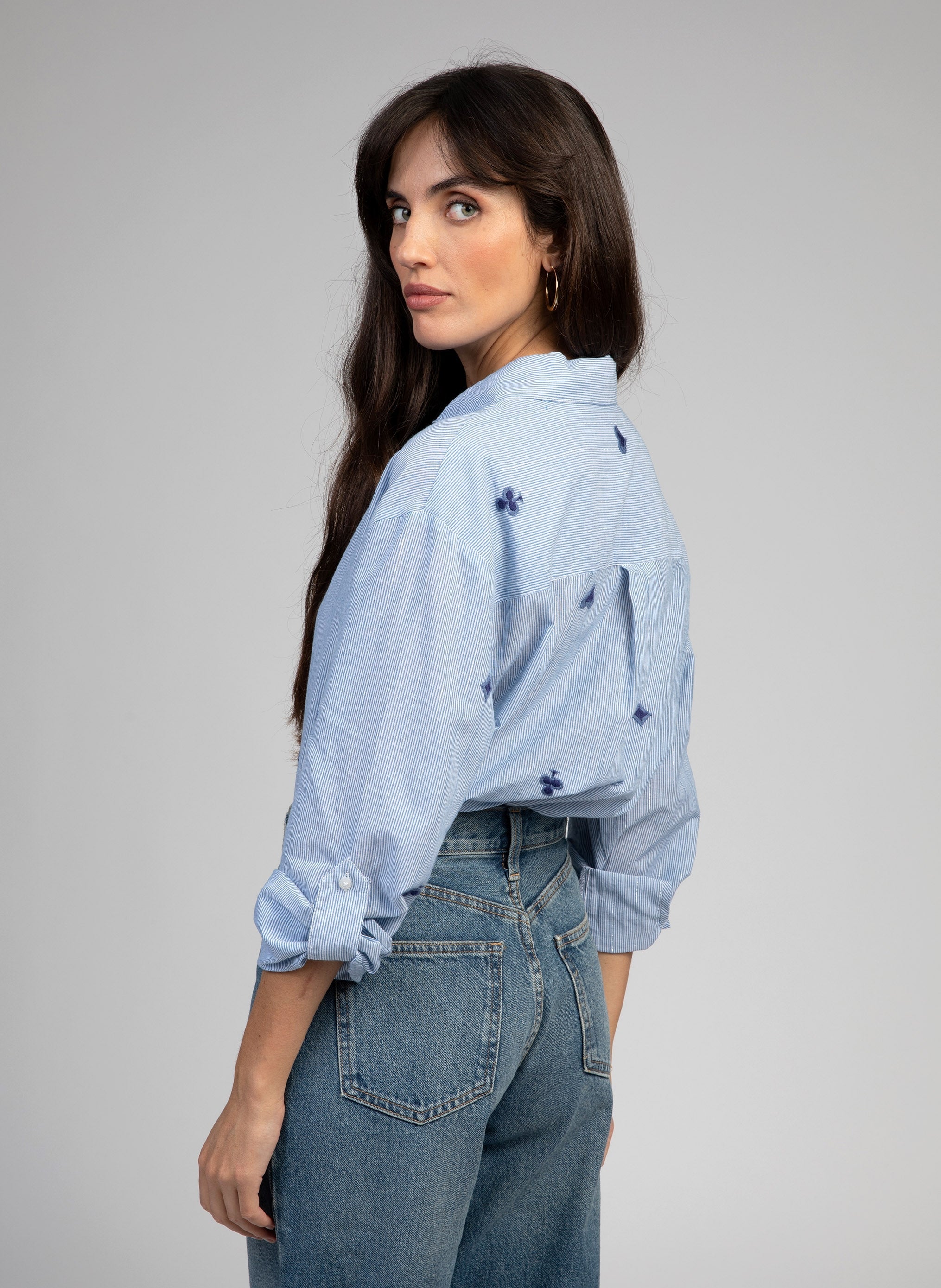 CHEMISE SALIDA bleu