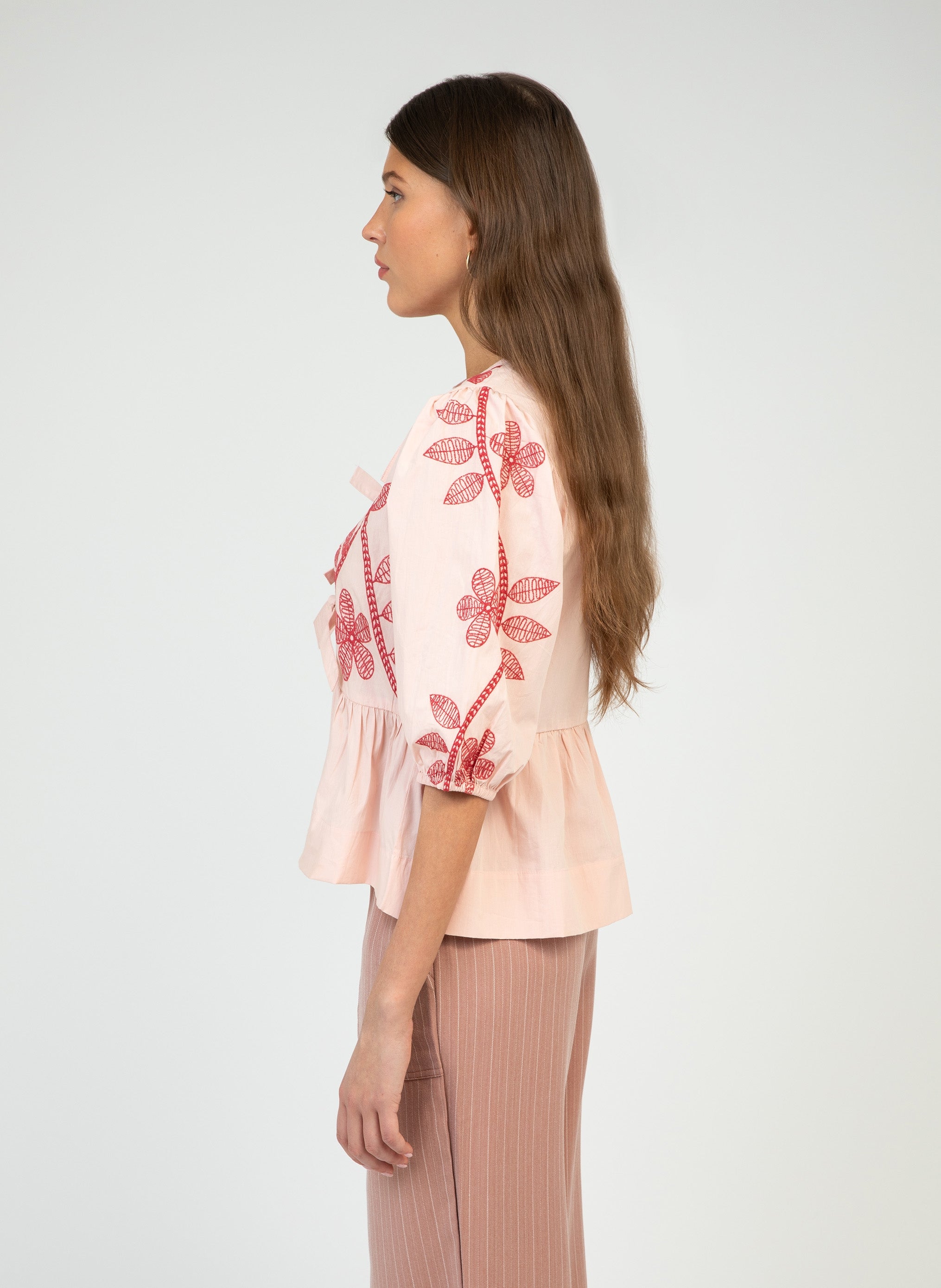 BLOUSE rosa SANTAYA