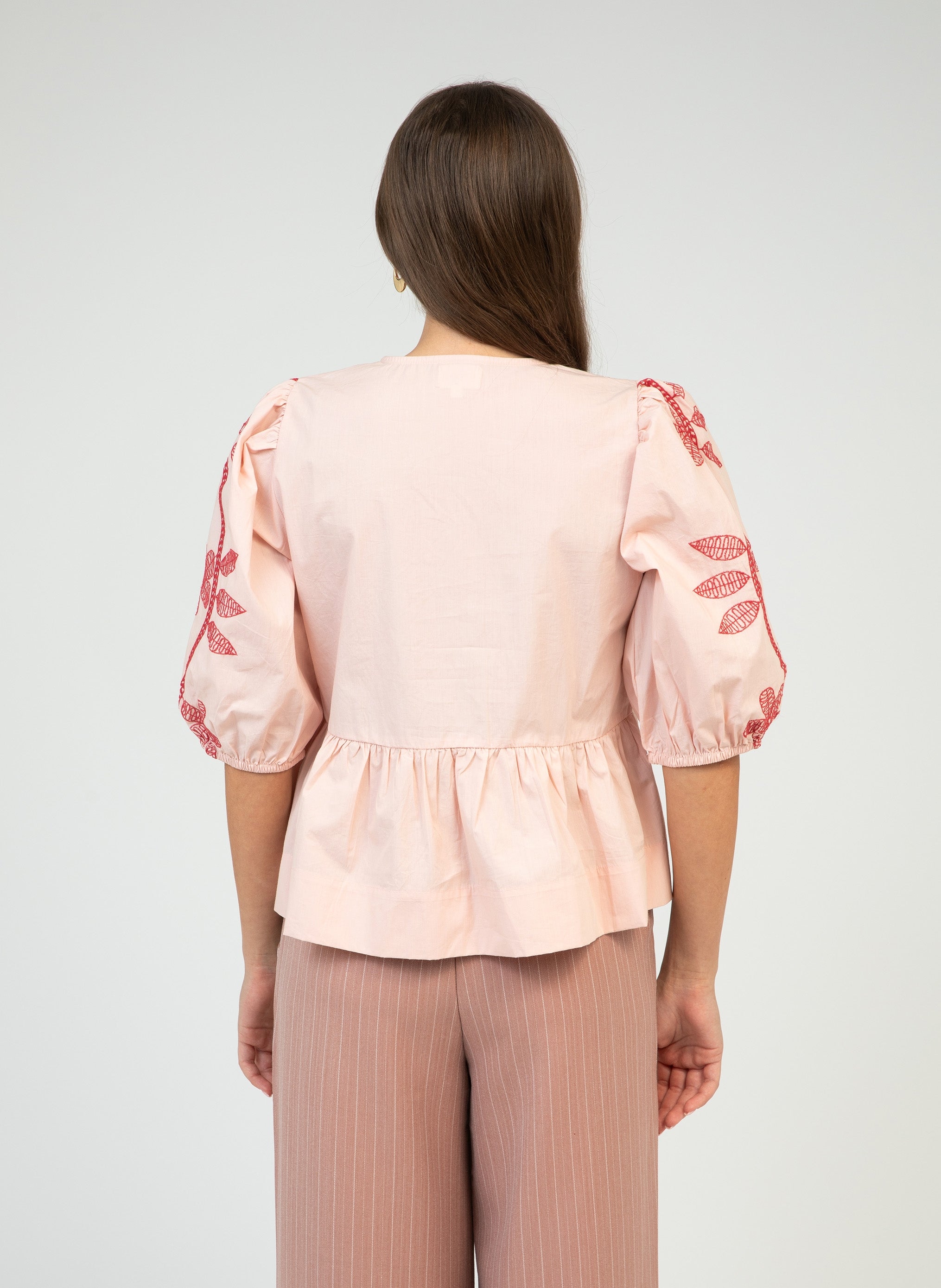 BLOUSE rosa SANTAYA