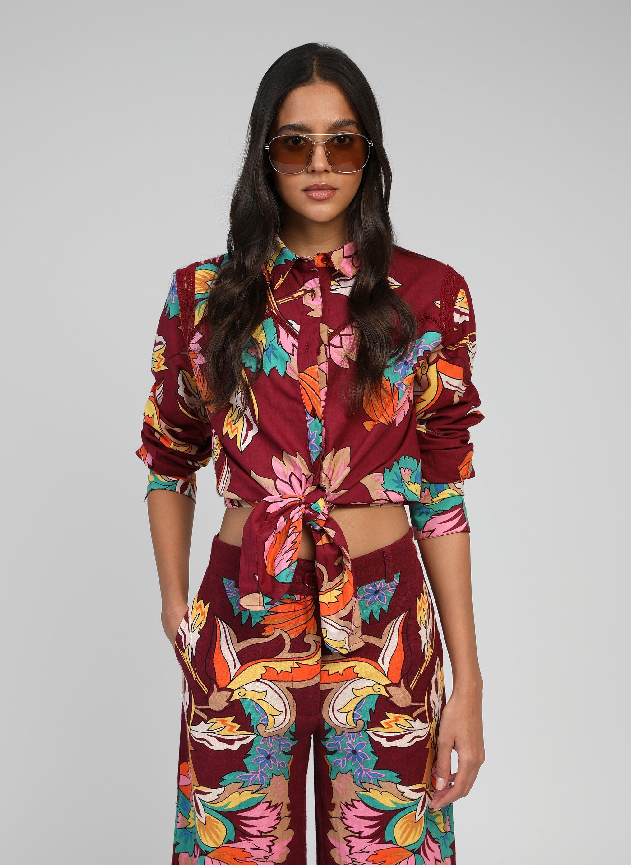 CHEMISE SERVILOU jabba cerise