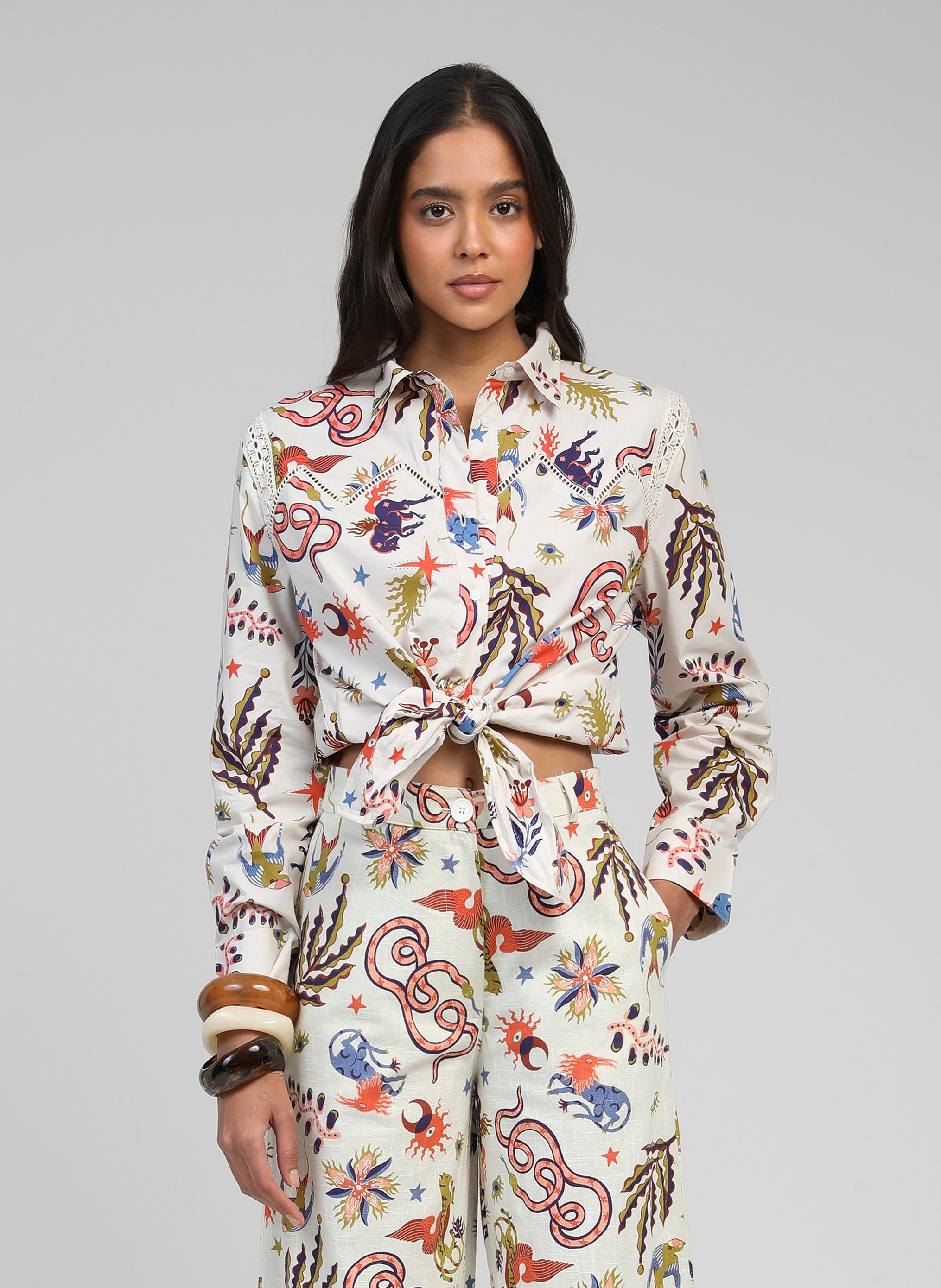 CHEMISE SERVILOU bale ecru