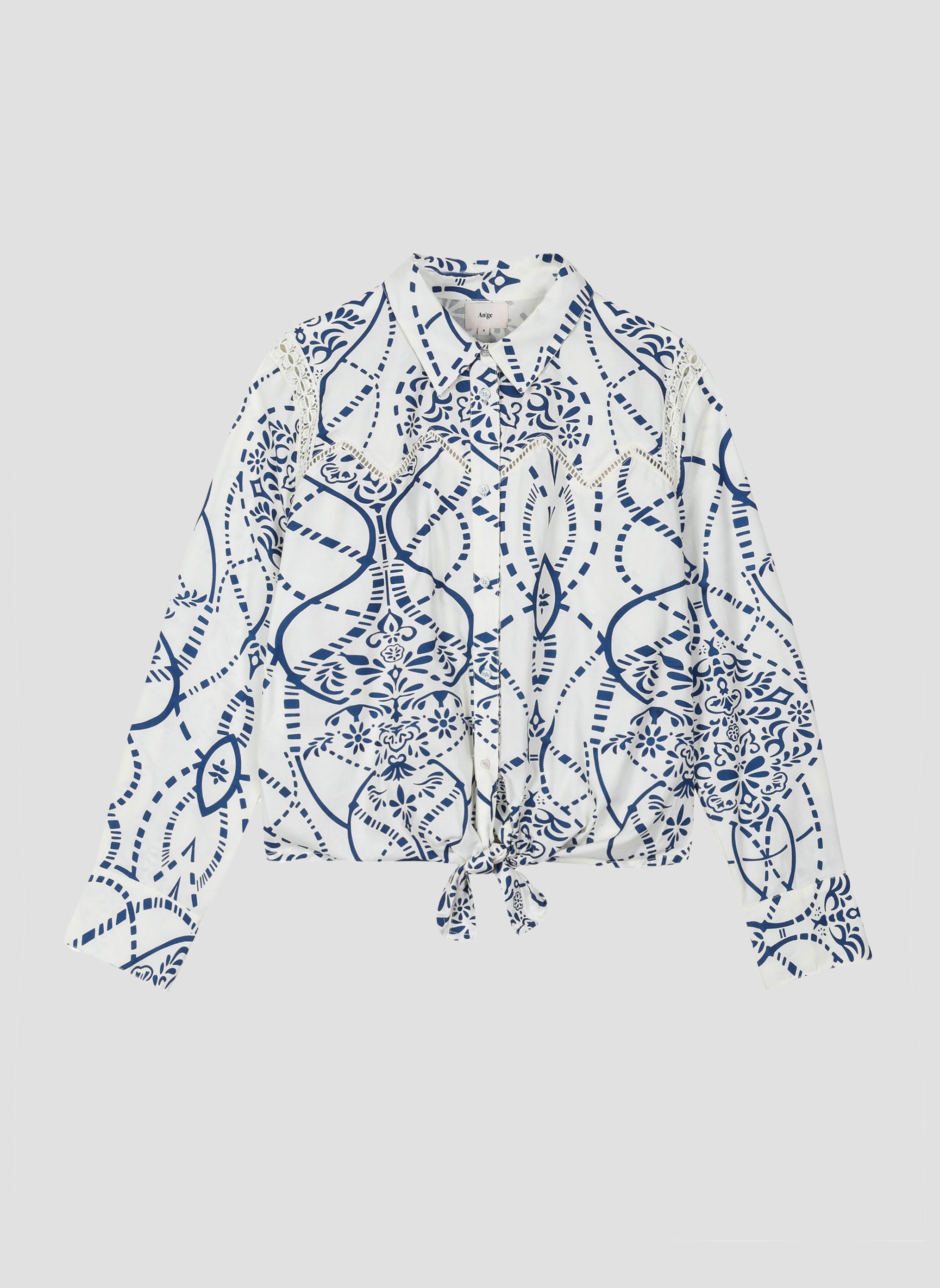 CHEMISE SERVILOU cilou indigo