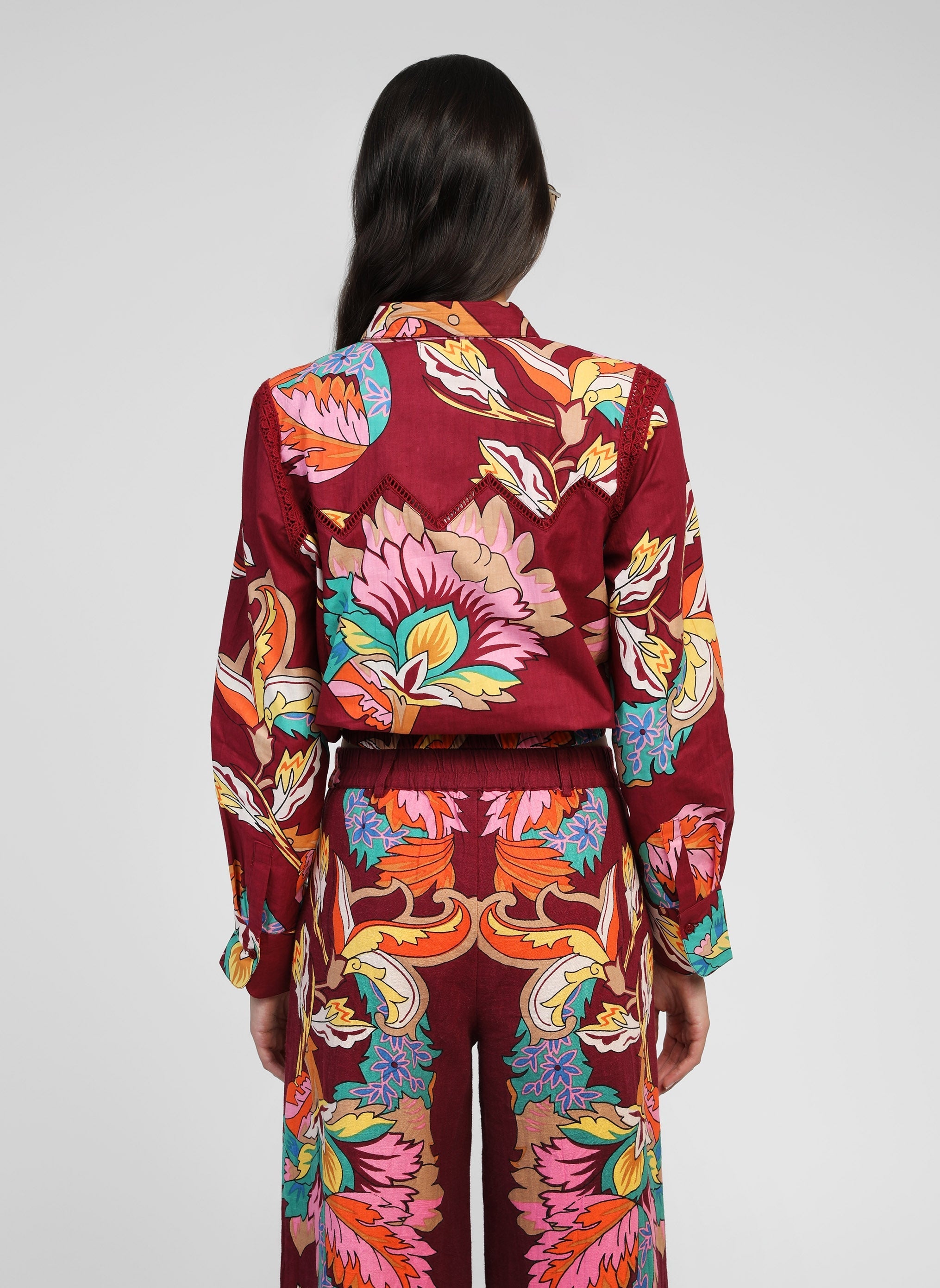 CHEMISE SERVILOU jabba cerise