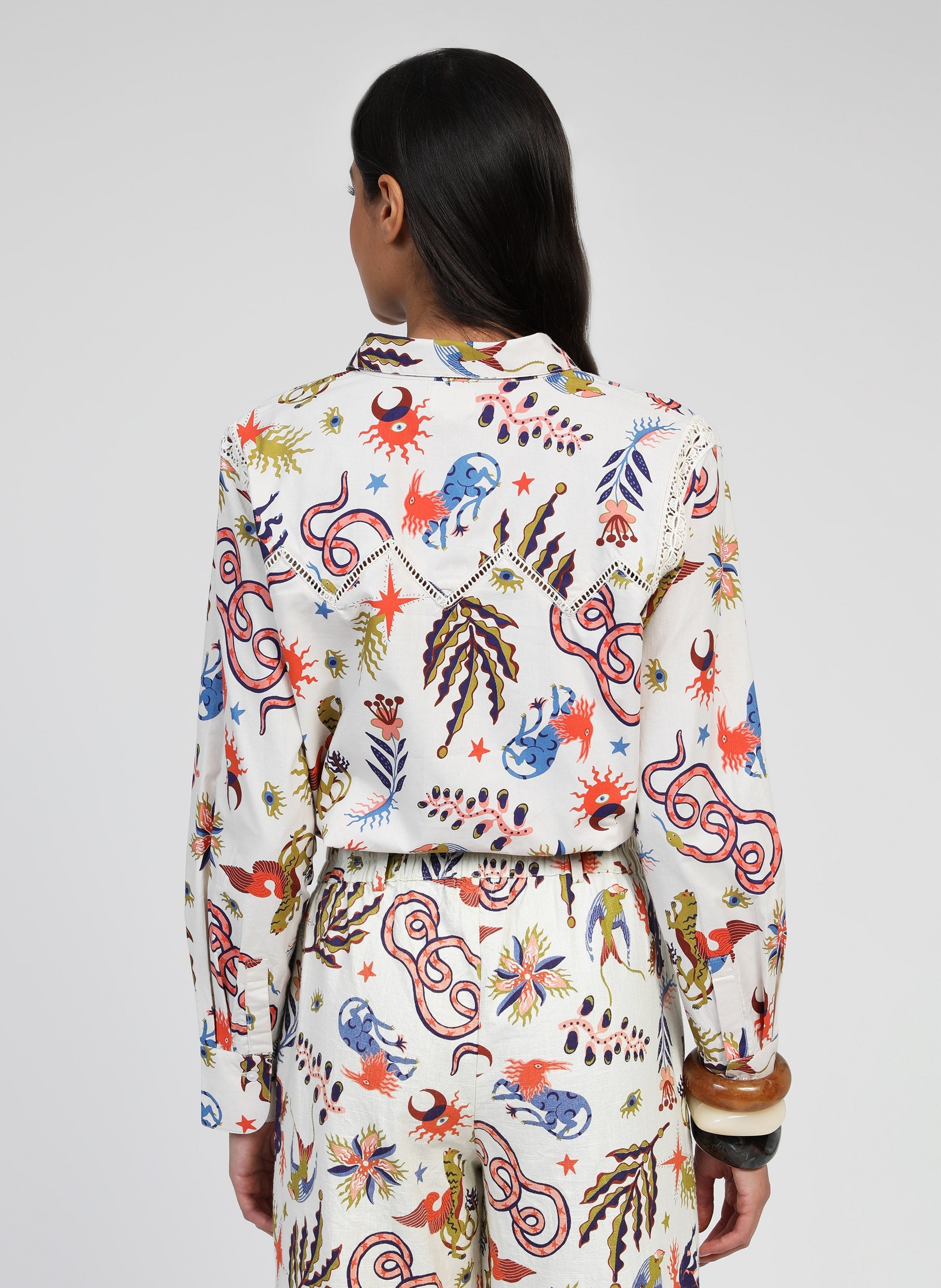 CHEMISE SERVILOU bale ecru