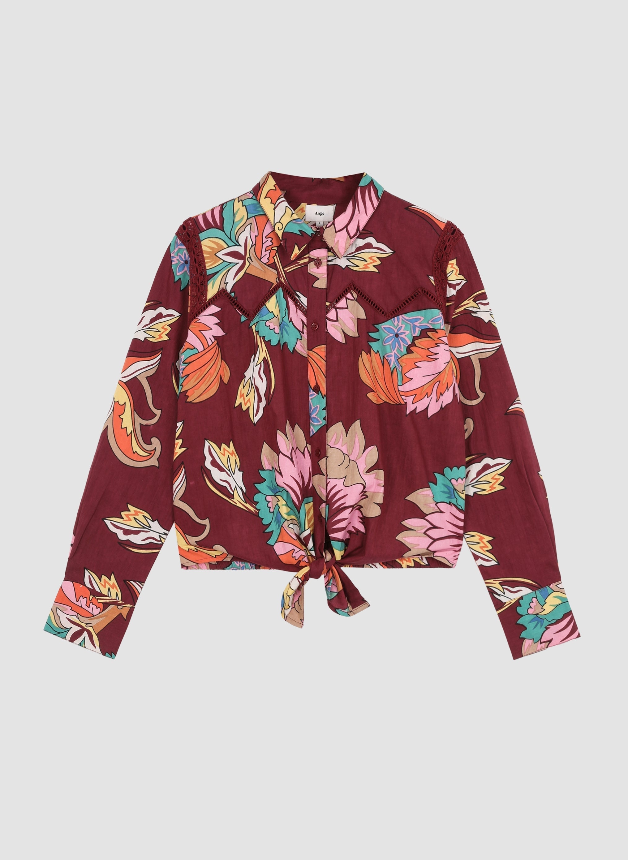 CHEMISE SERVILOU jabba cerise