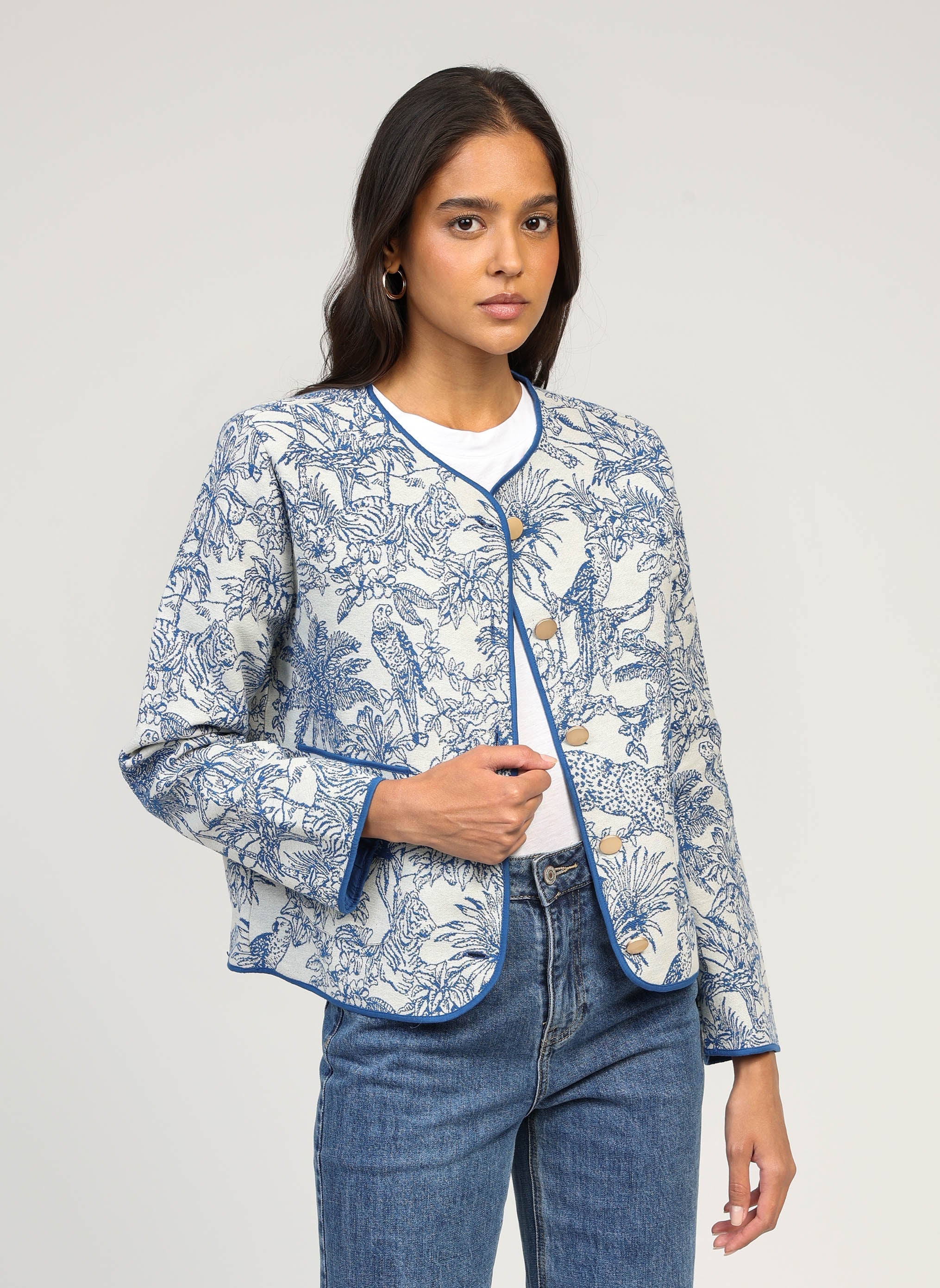 VESTE SHERA indigo