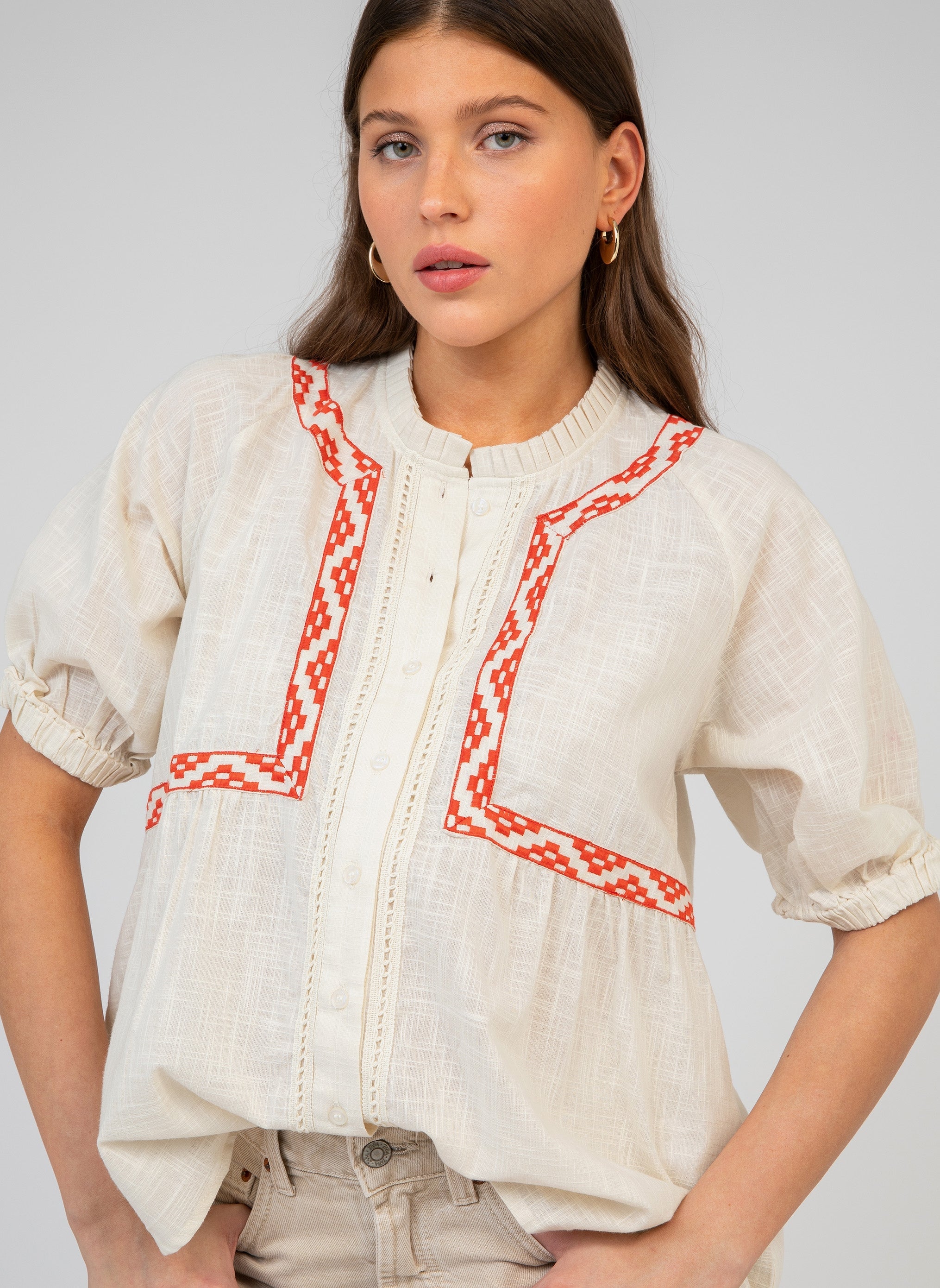 SIAMANY CHEMISE ecru