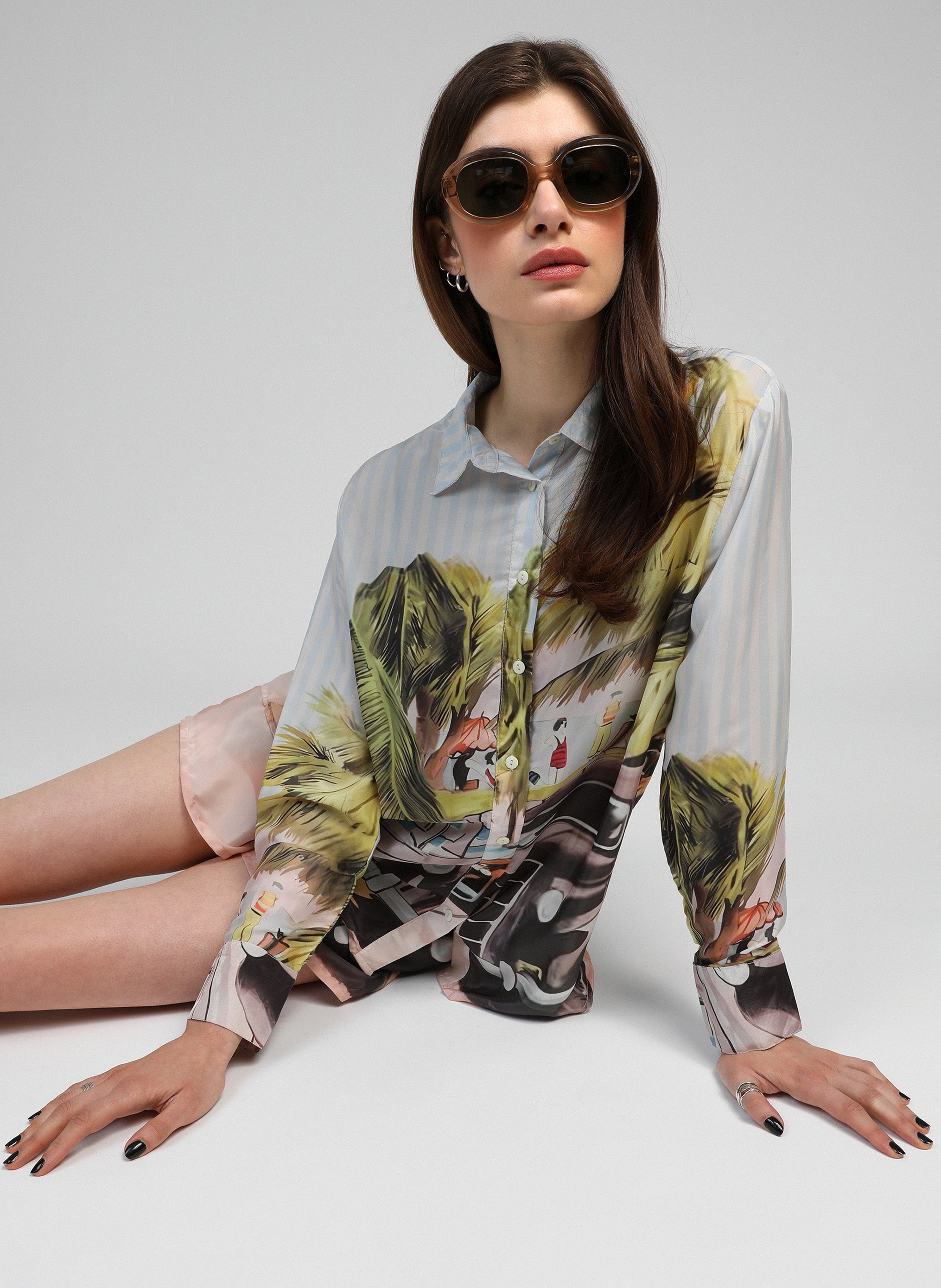 CHEMISE SINARY florida anis