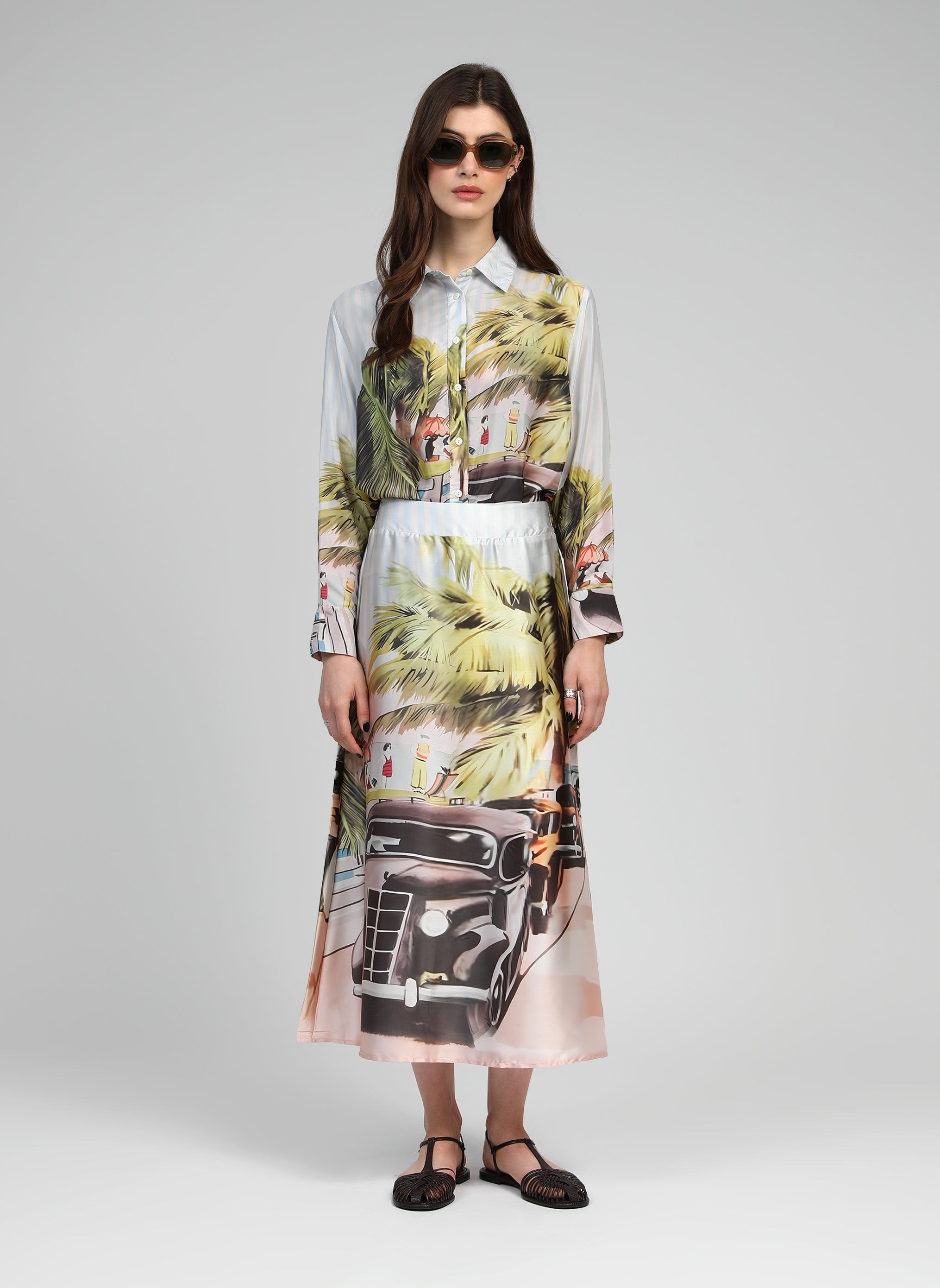 CHEMISE SINARY florida anis