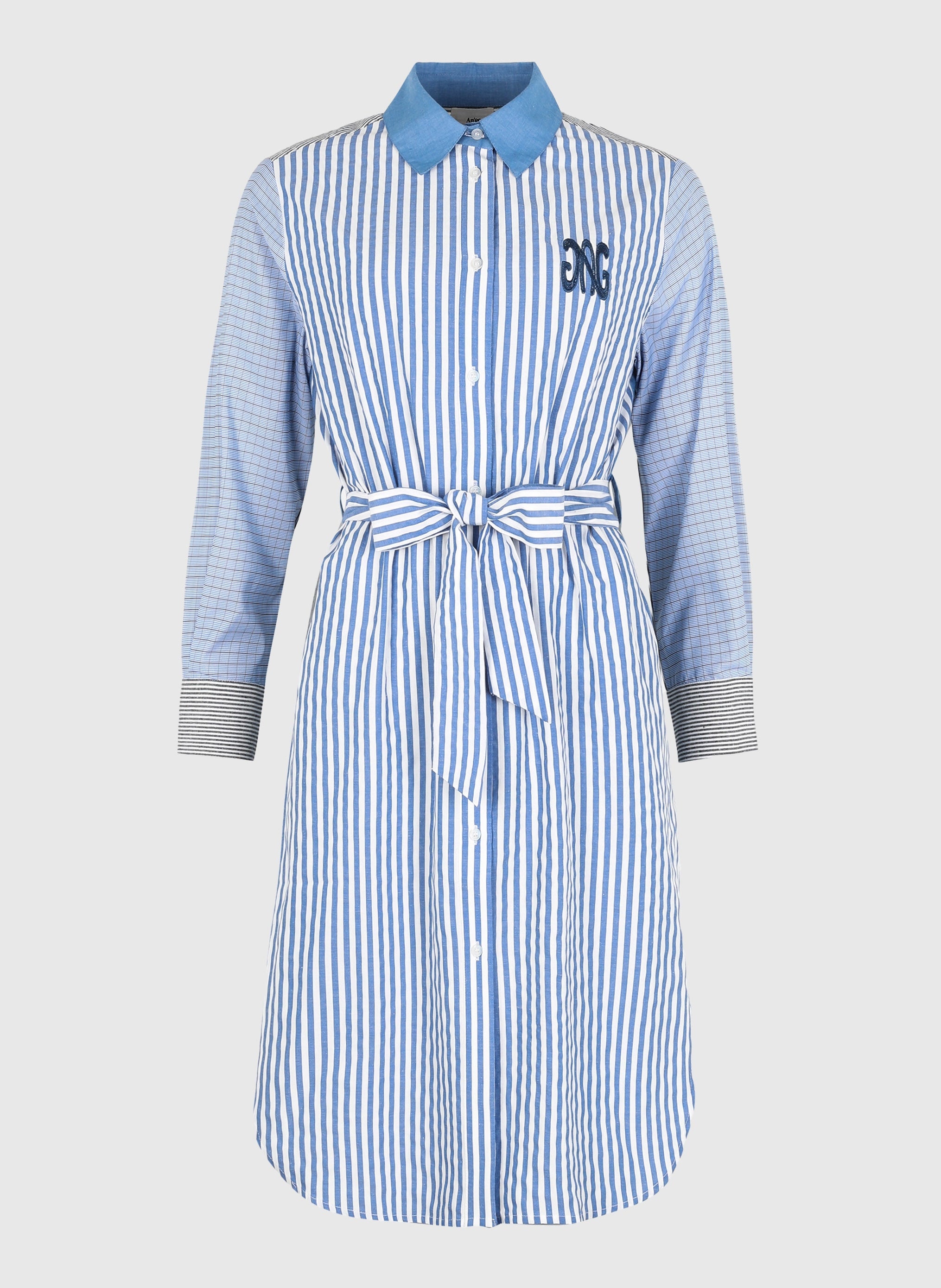 SISSINOU SHORT DRESS blue