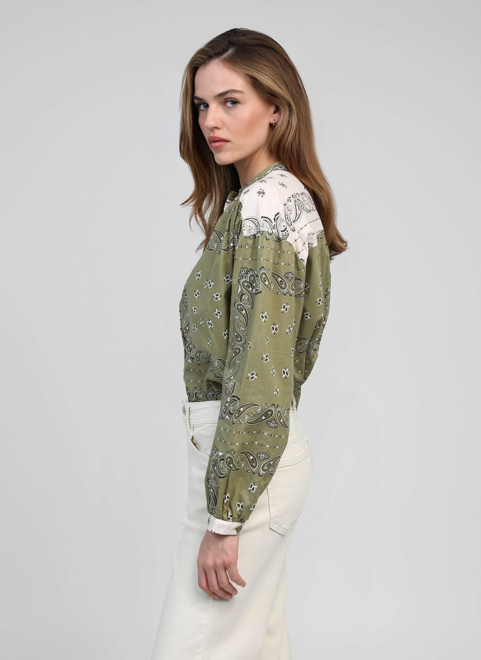 CHEMISE SOLINATA flinto kaki