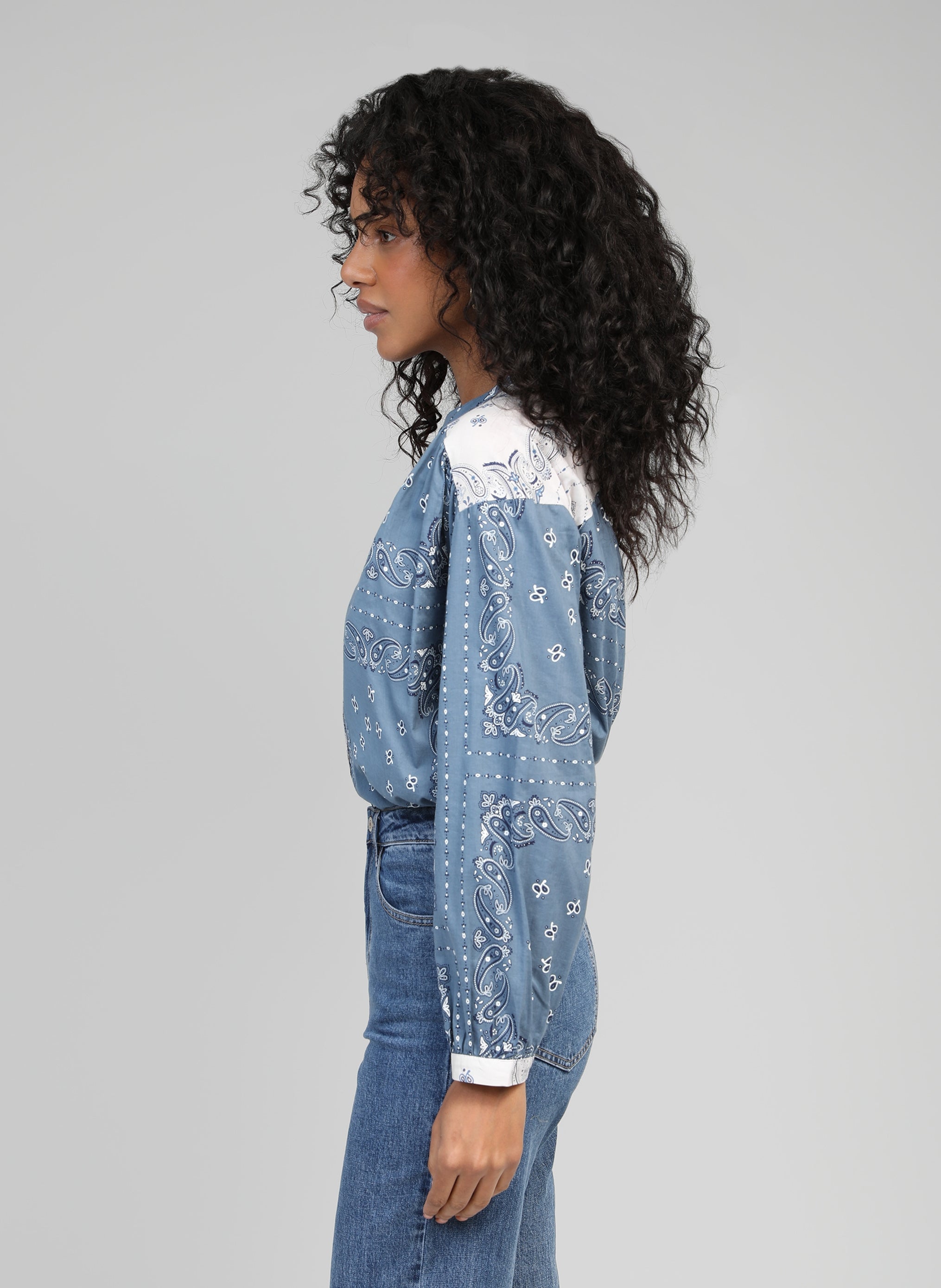 CHEMISE SOLINATA bandy indigo