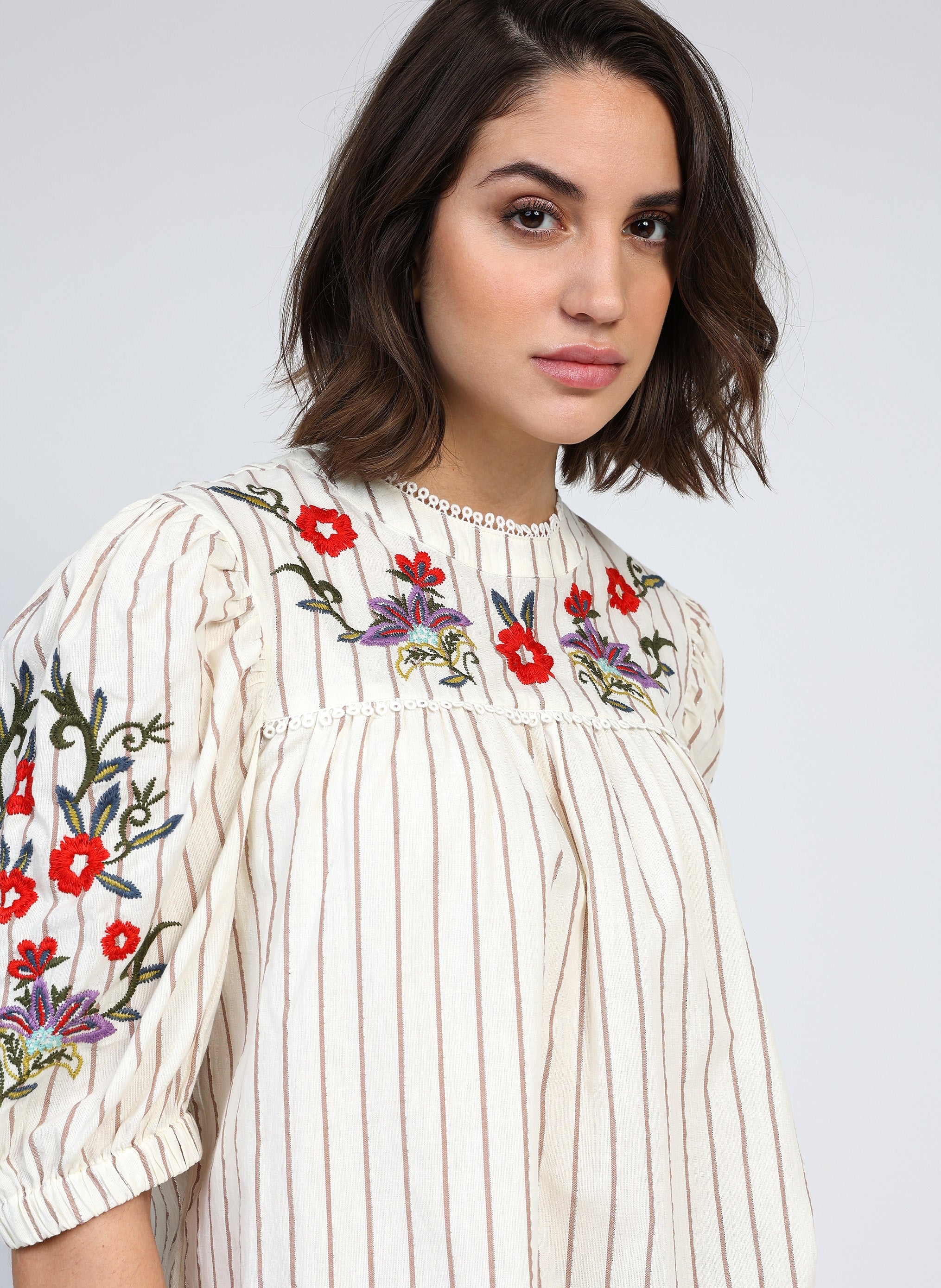 SOLUZA striped BLOUSE