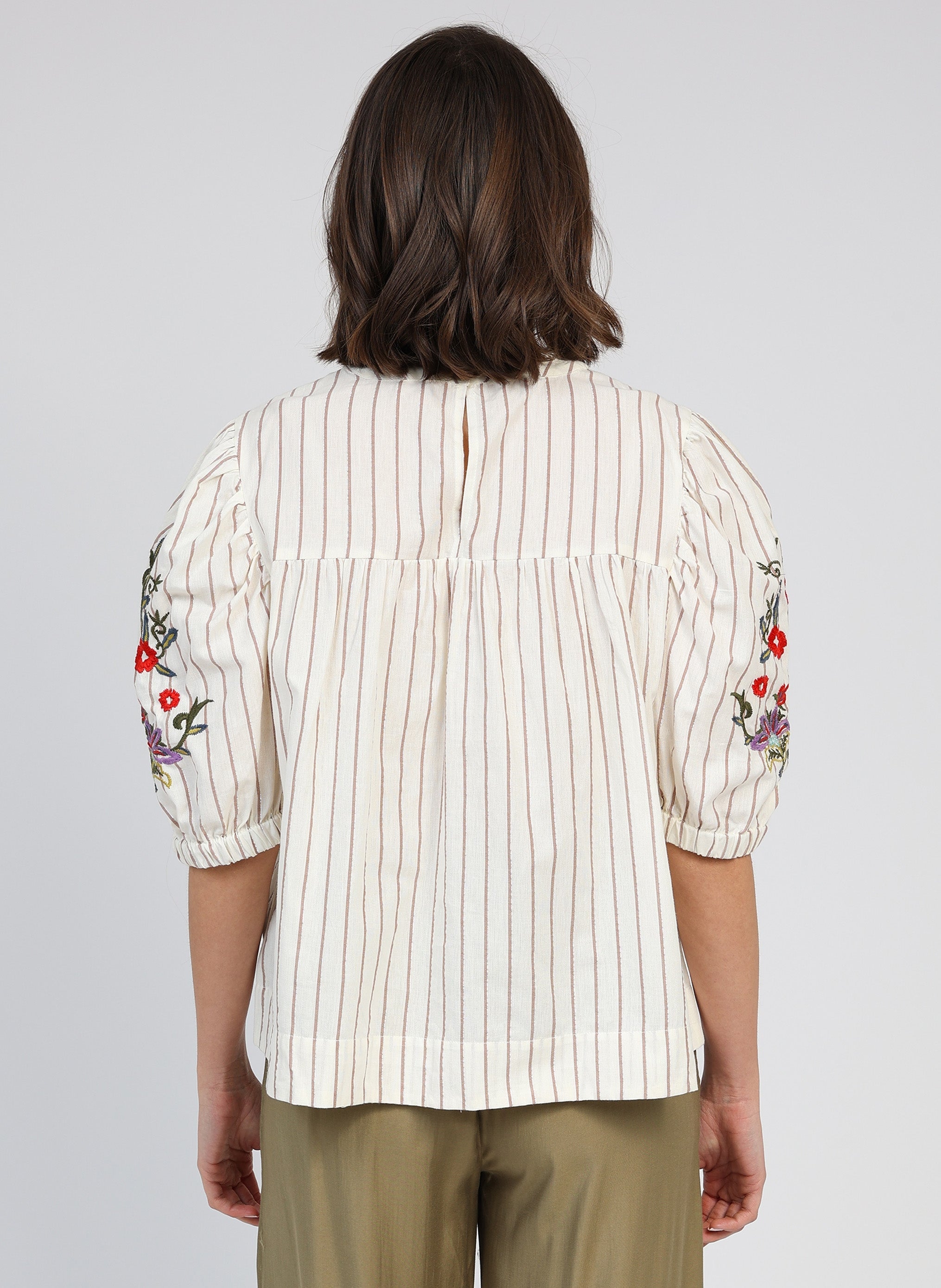 SOLUZA striped BLOUSE