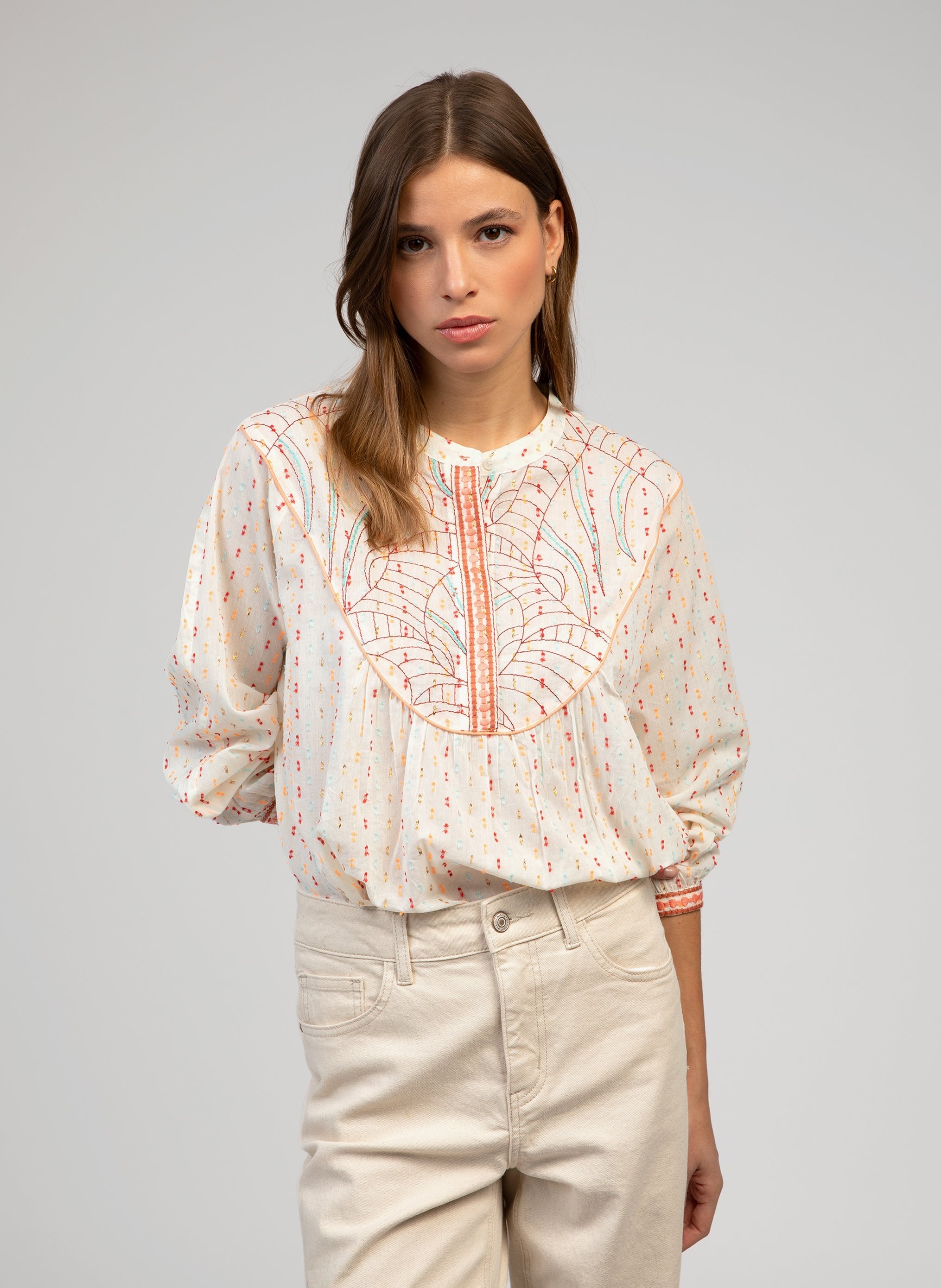 SOMALINA BLOUSE ecru