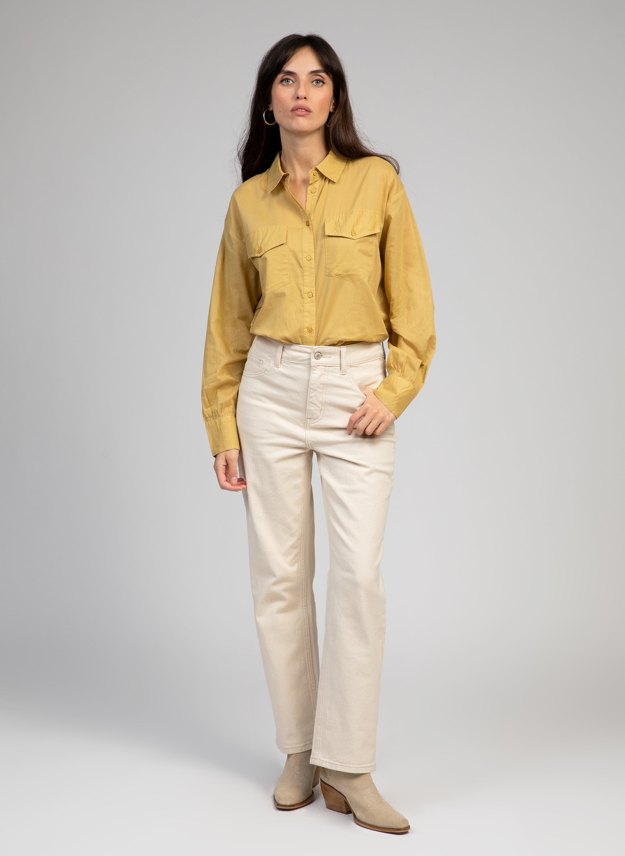 SOUMAYA CHEMISE wheat