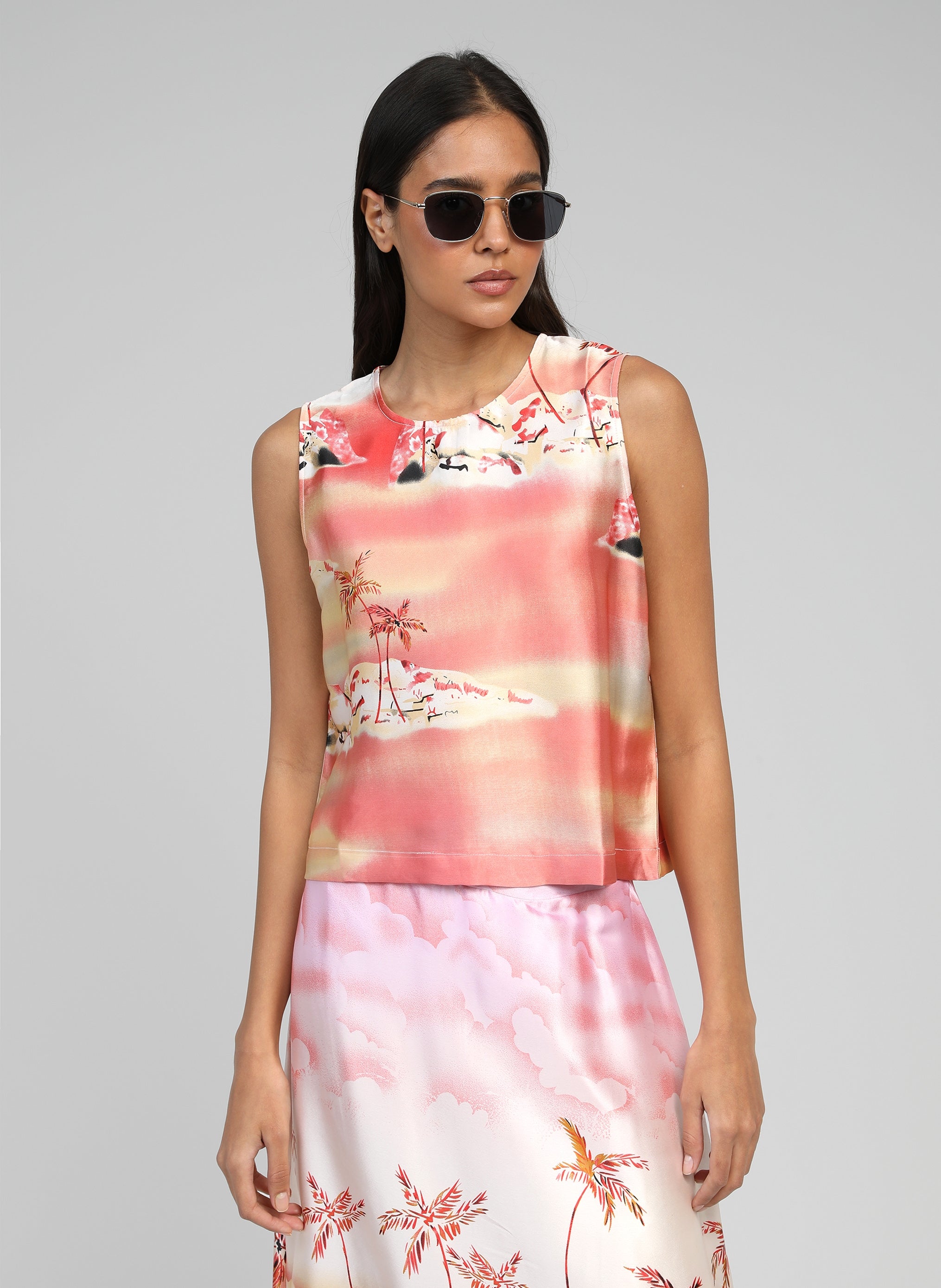 SOUNAY cabana rosa DEBARDEUR