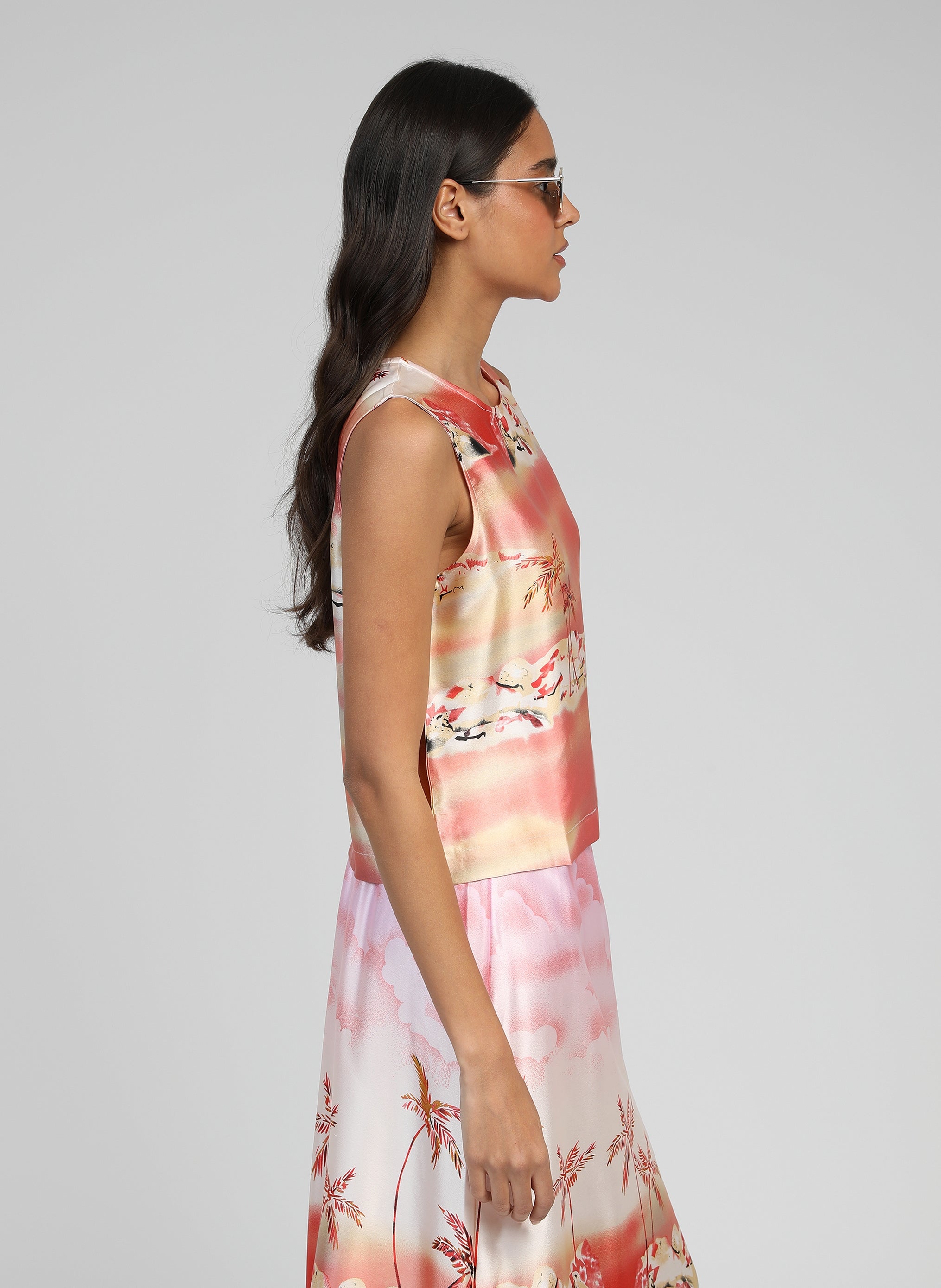 SOUNAY cabana rosa DEBARDEUR