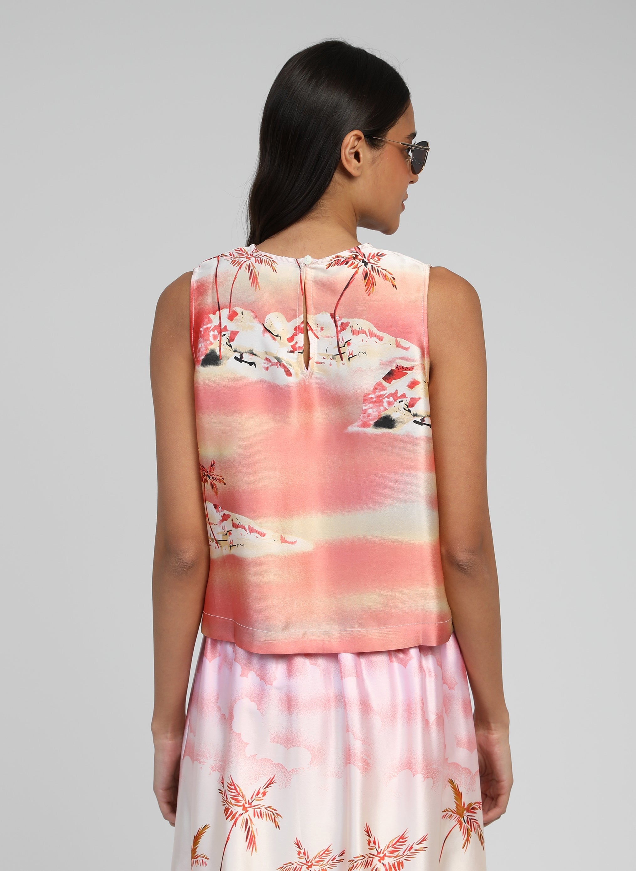 SOUNAY cabana rosa DEBARDEUR