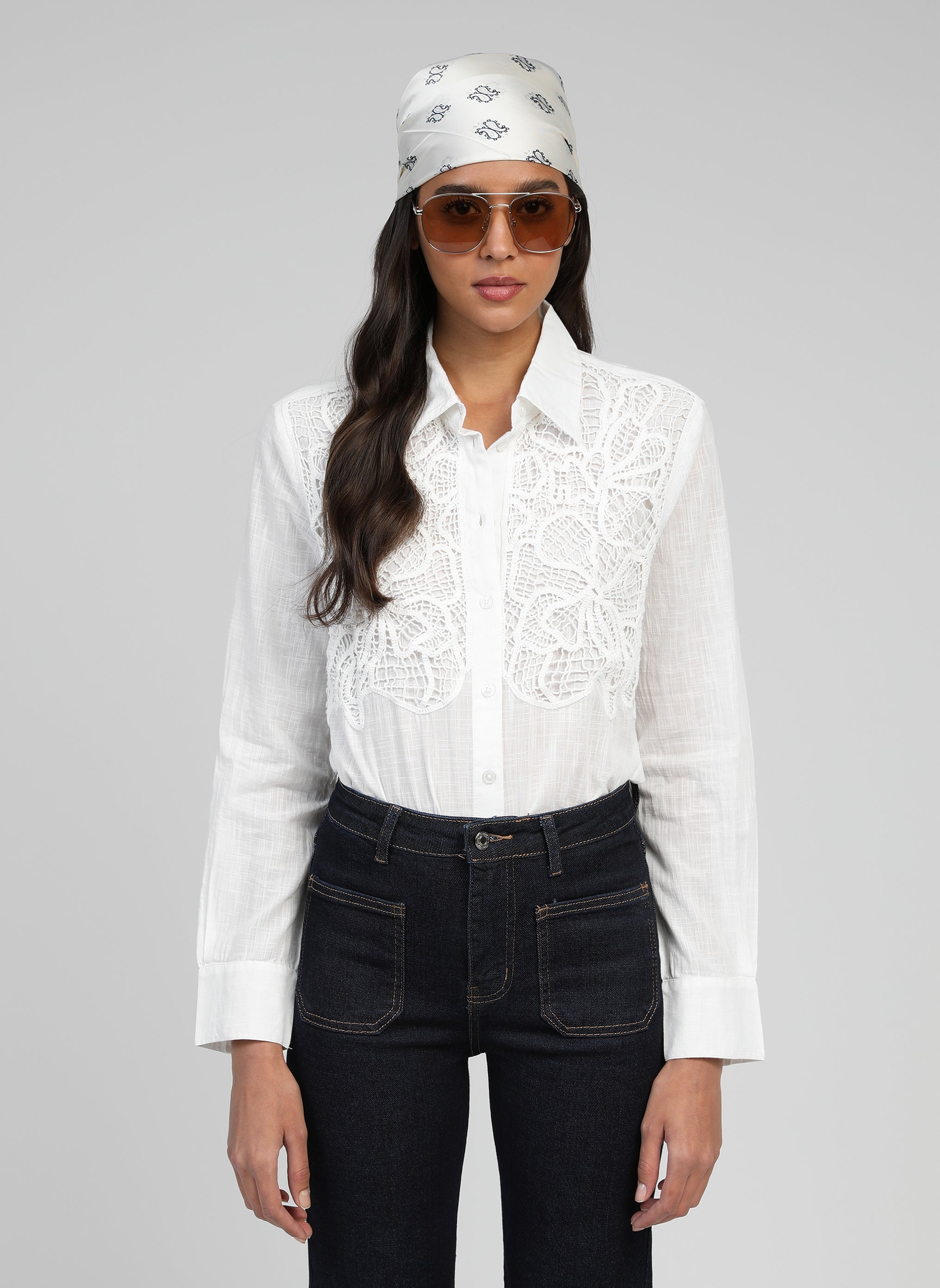 SOUNIA SHIRT white