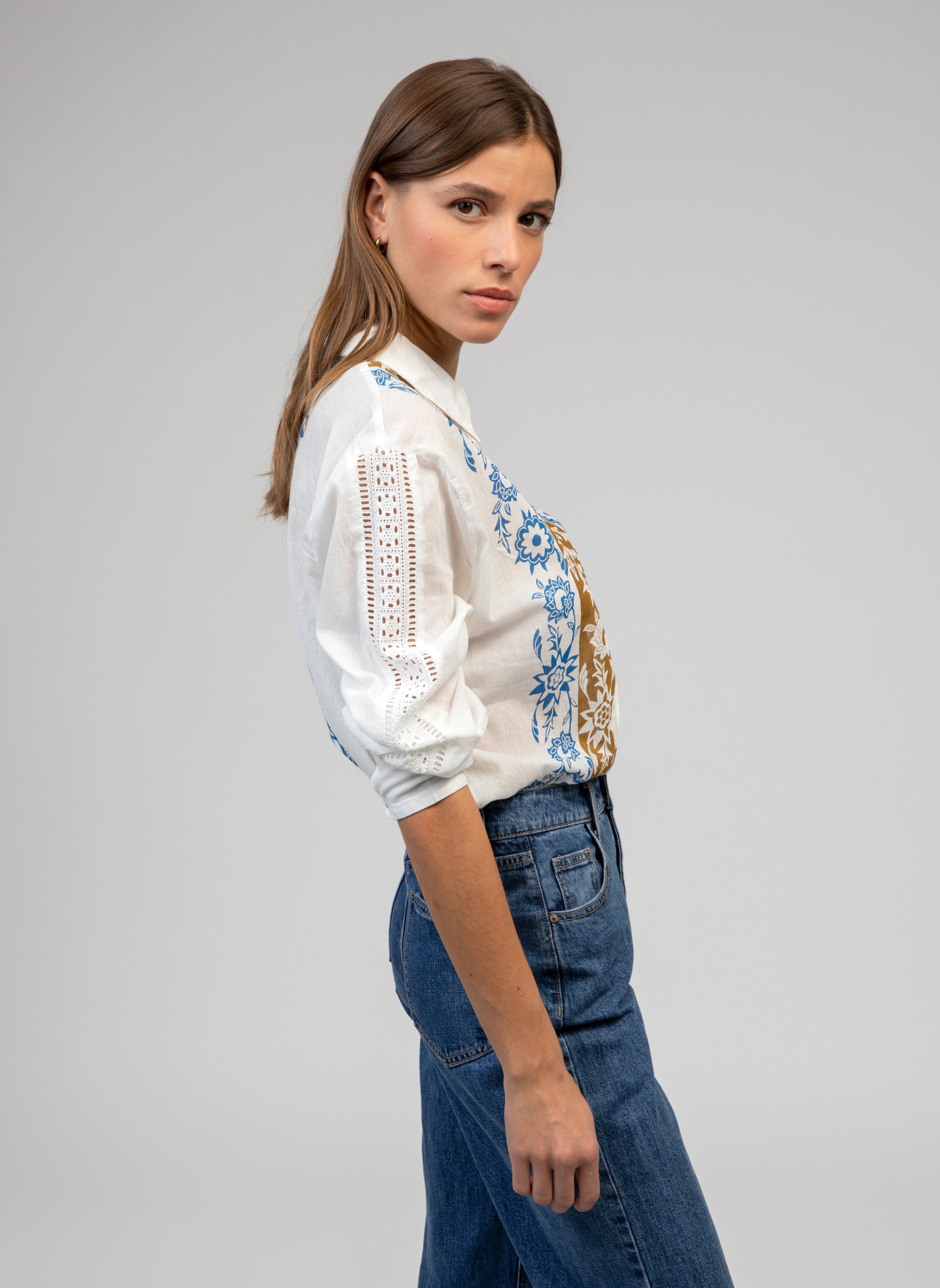 CHEMISE STANIA bleu