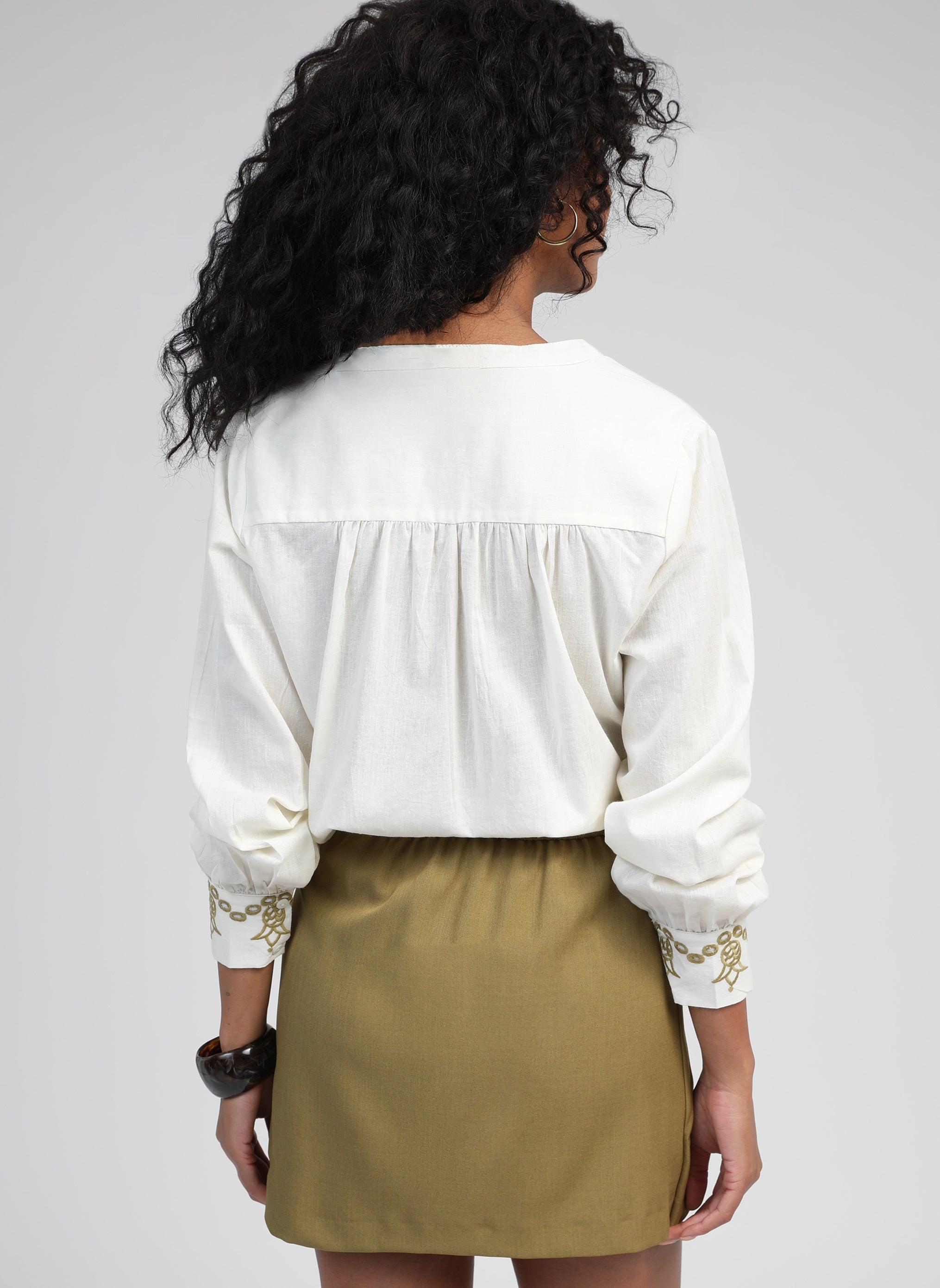 STEVANIA SHIRT white