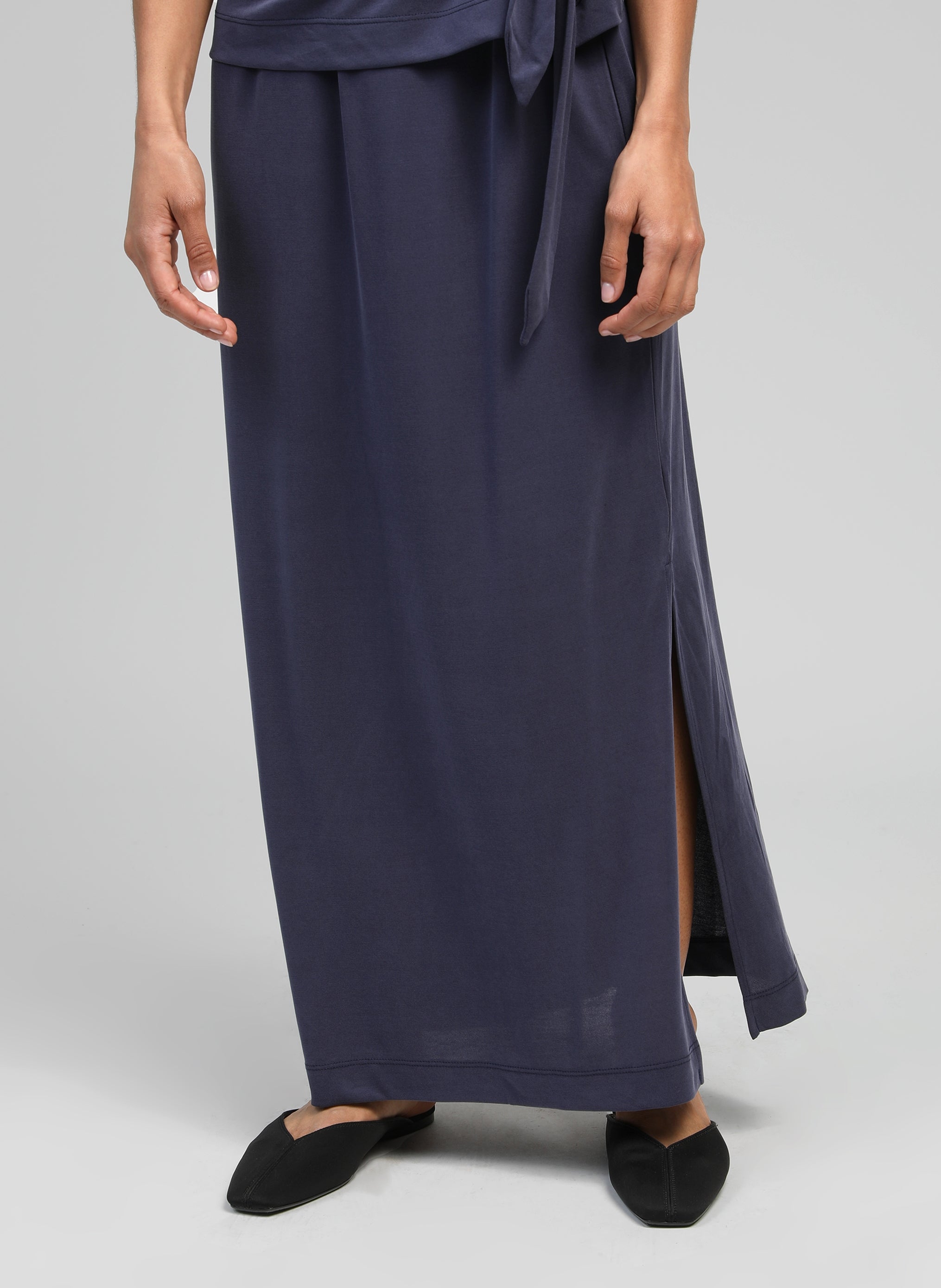 TALORYA LONG SKIRT navy