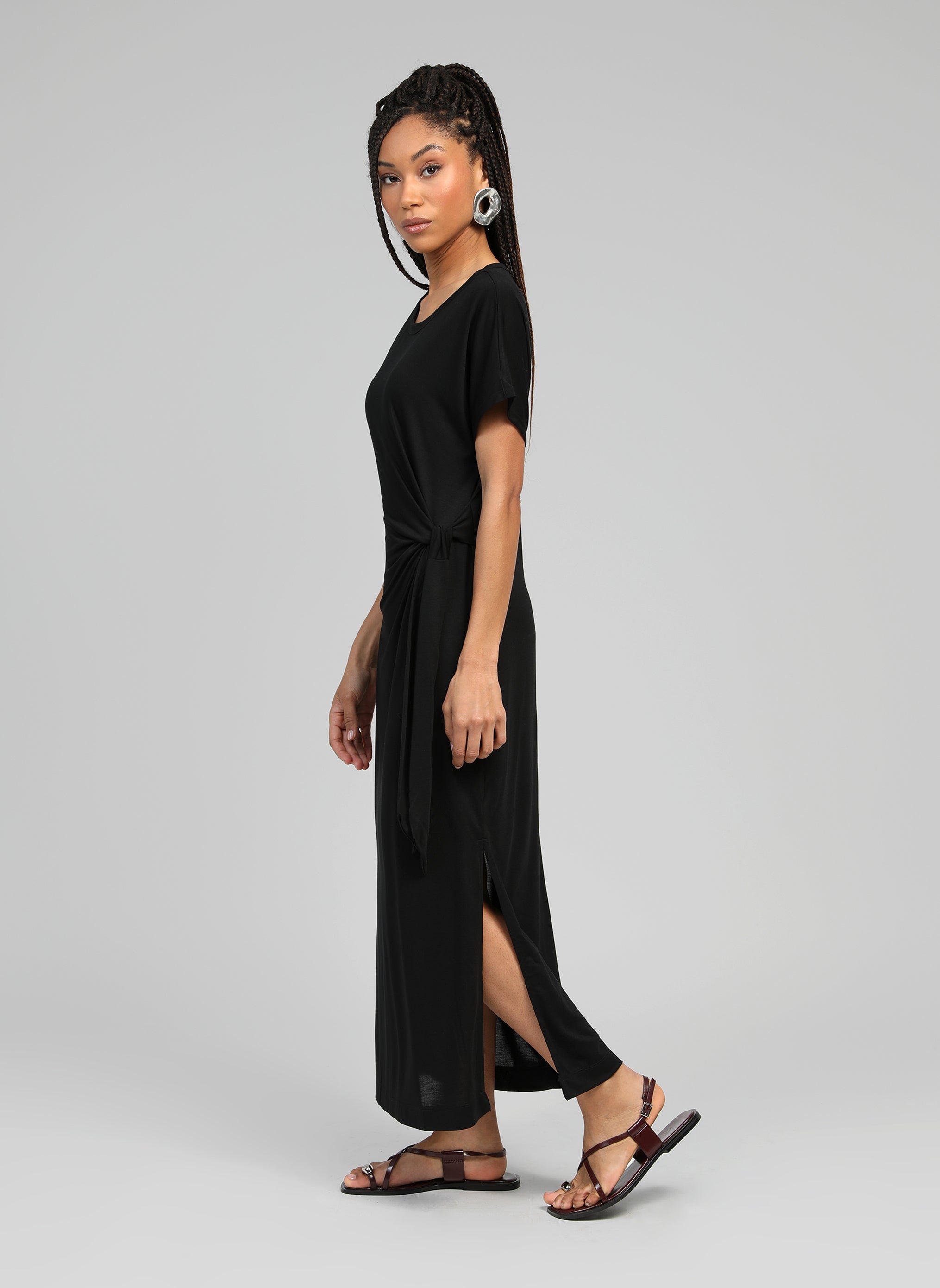 ROBE LONGUE TAMISARA noir