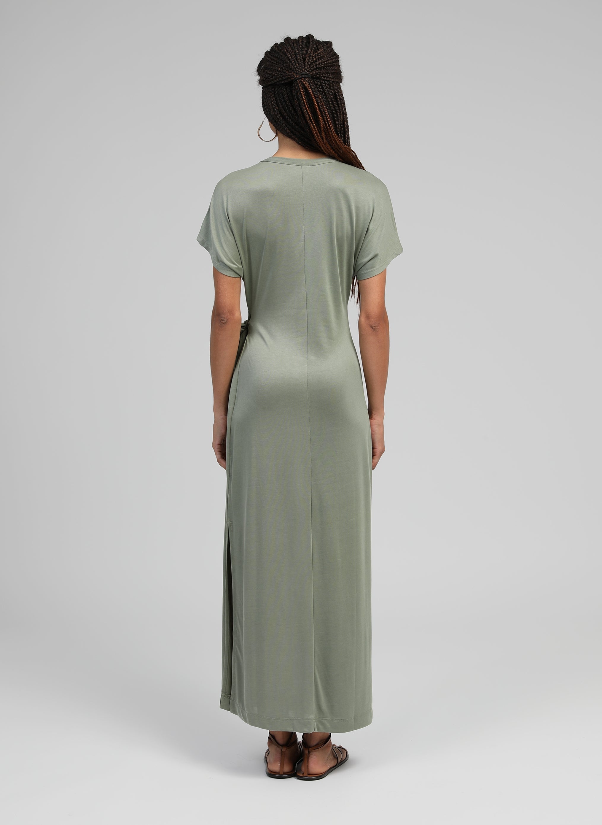 ROBE LONGUE TAMISARA kaki