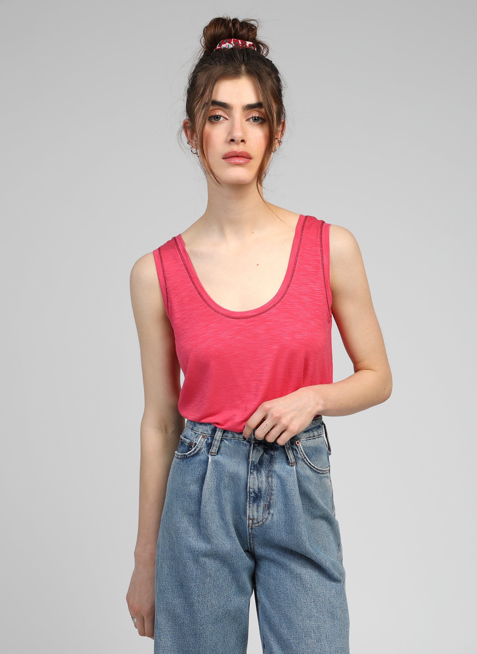 TANESSA frambuesa DEBARDEUR