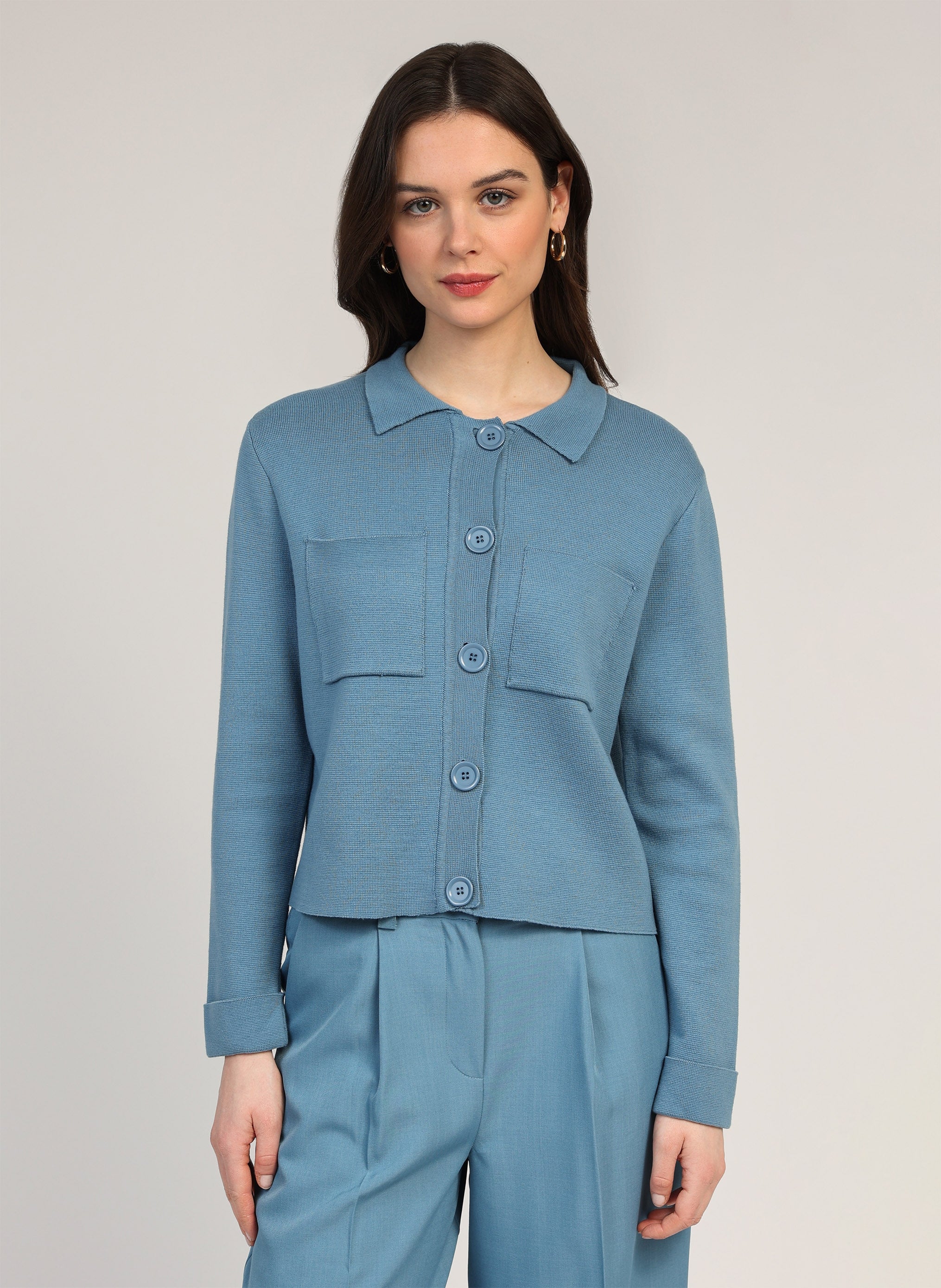 CARDIGAN VALIMANA sky