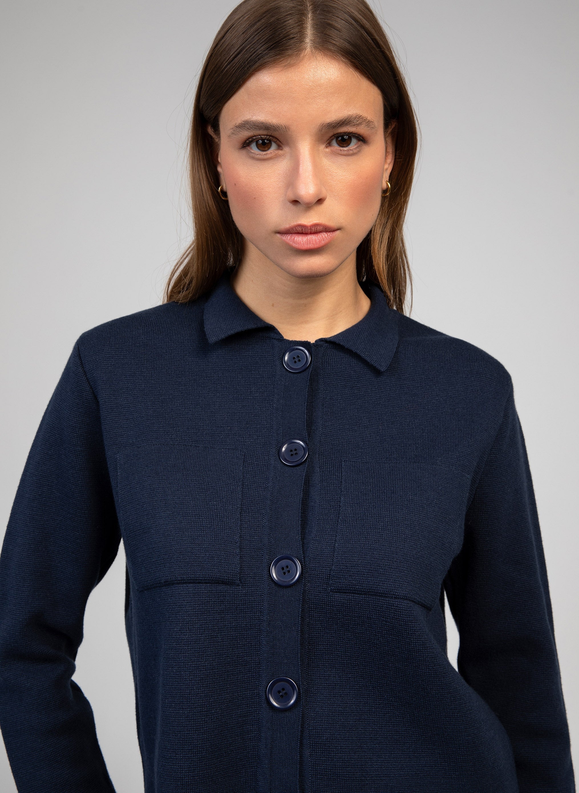 VALIMANA navy CARDIGAN