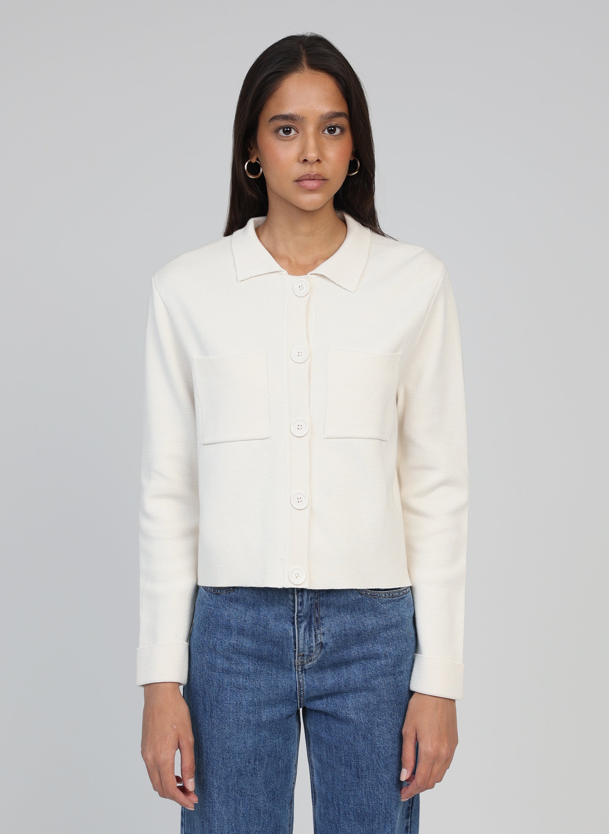 CARDIGAN VALIMANA ecru