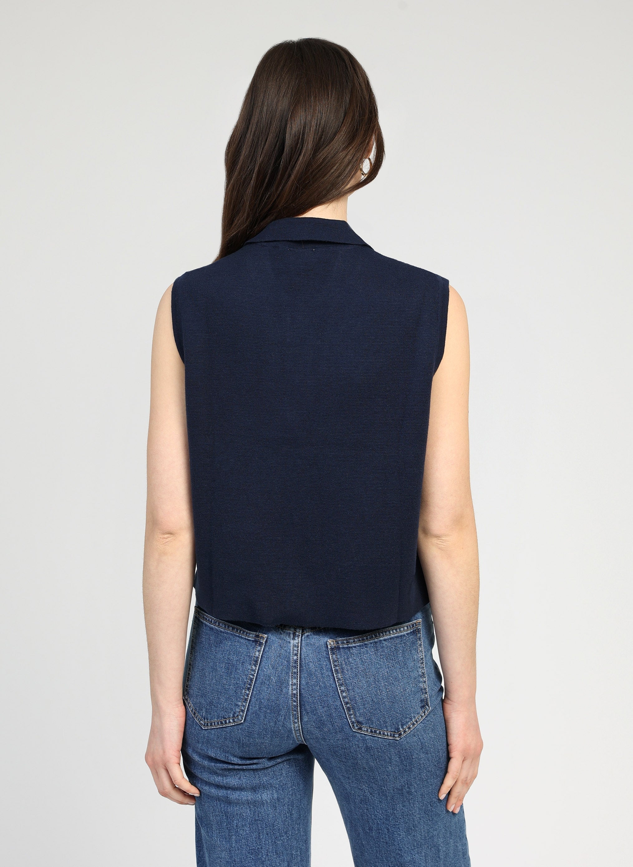CARDIGAN VAMAYA marine