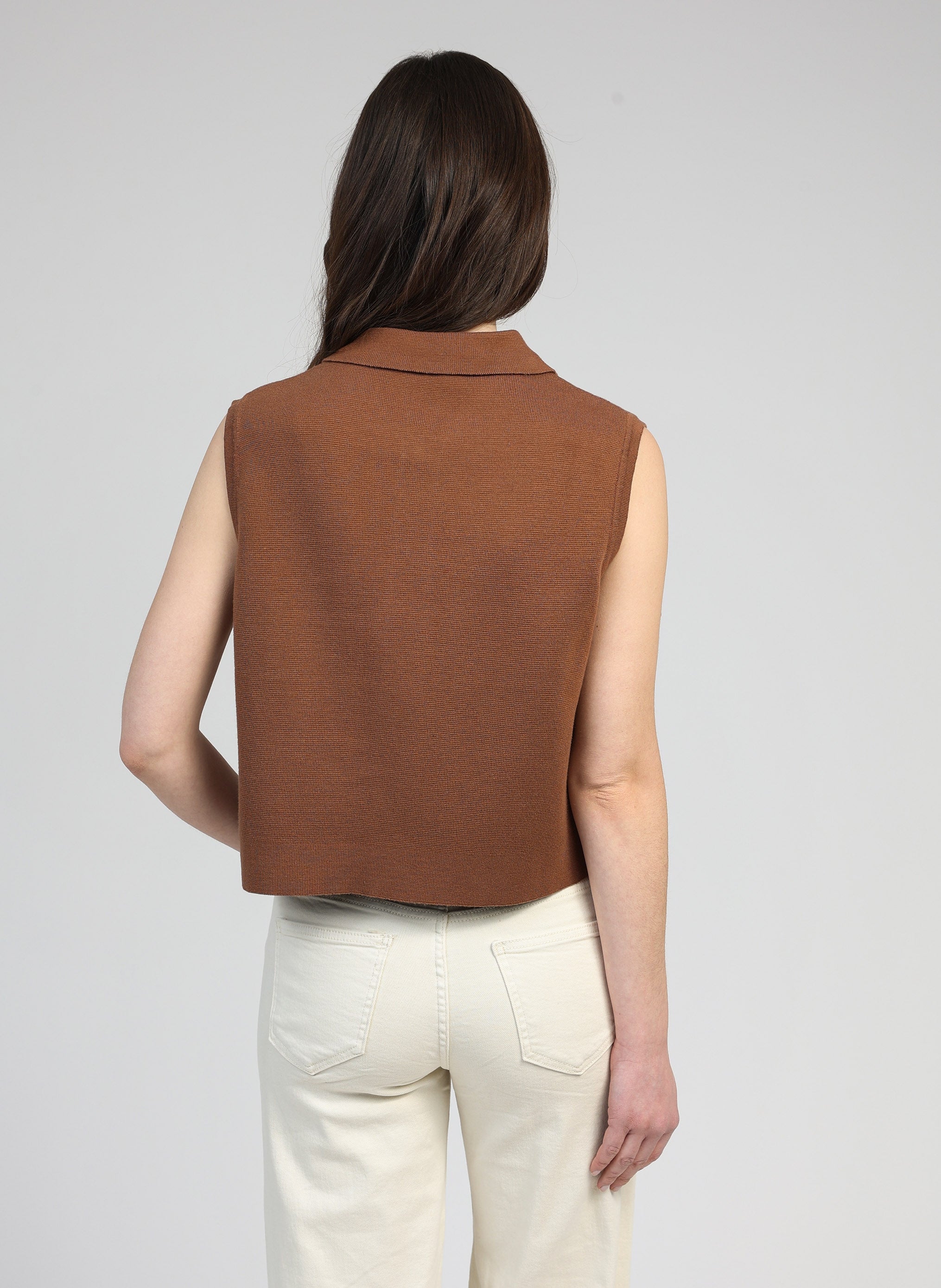 CARDIGAN VAMAYA mocha brown